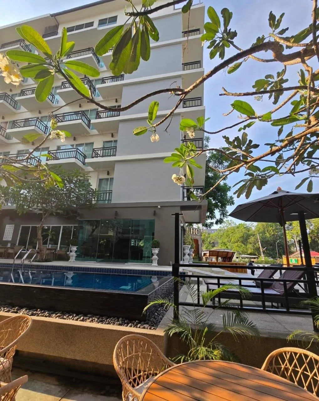 Pool view in LHC HOTEL AND RESORT