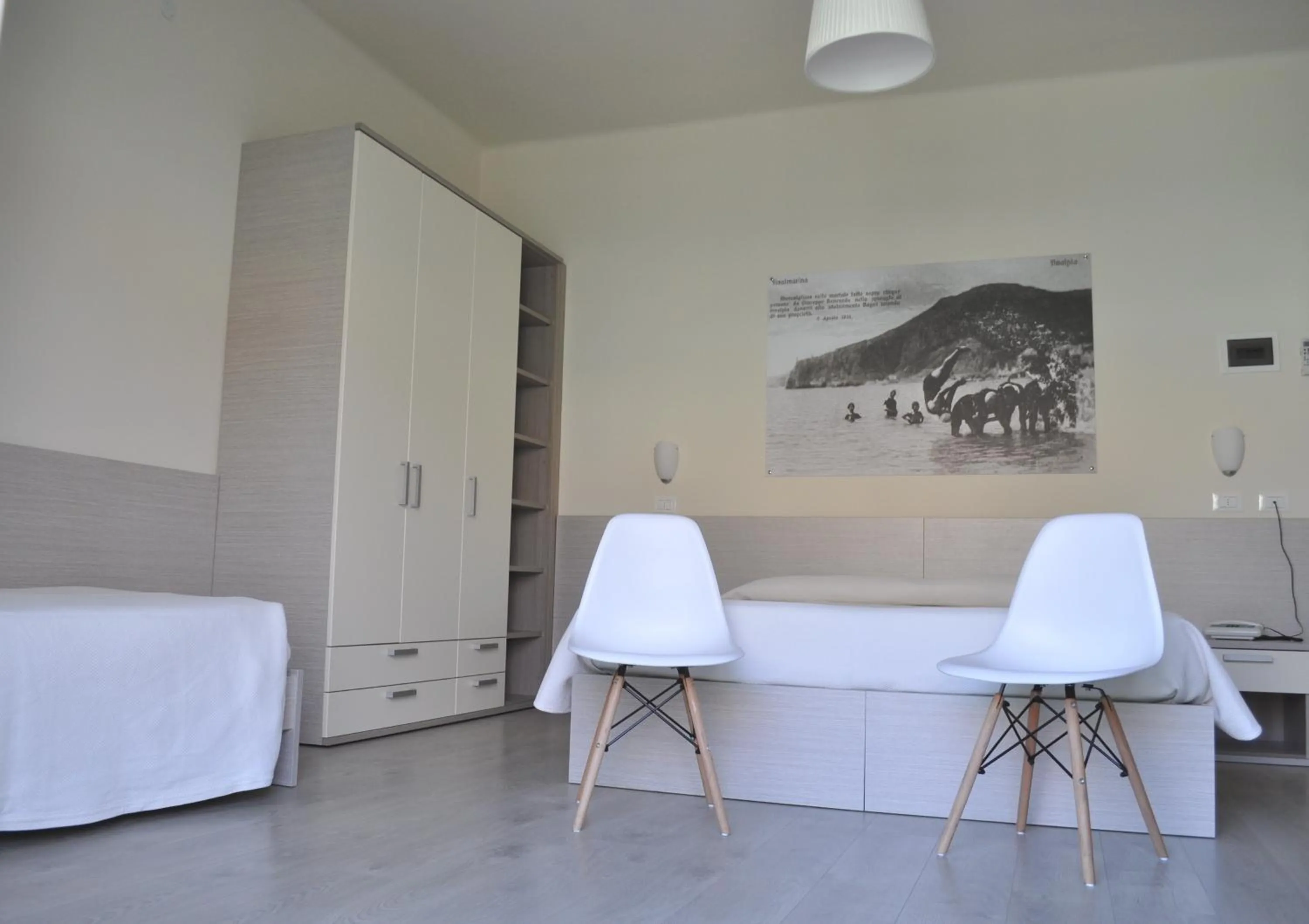 Bed in Hotel Boncardo