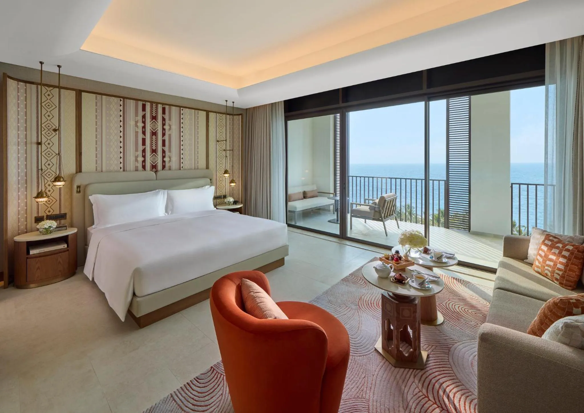 Bedroom, Bed in Mandarin Oriental, Muscat