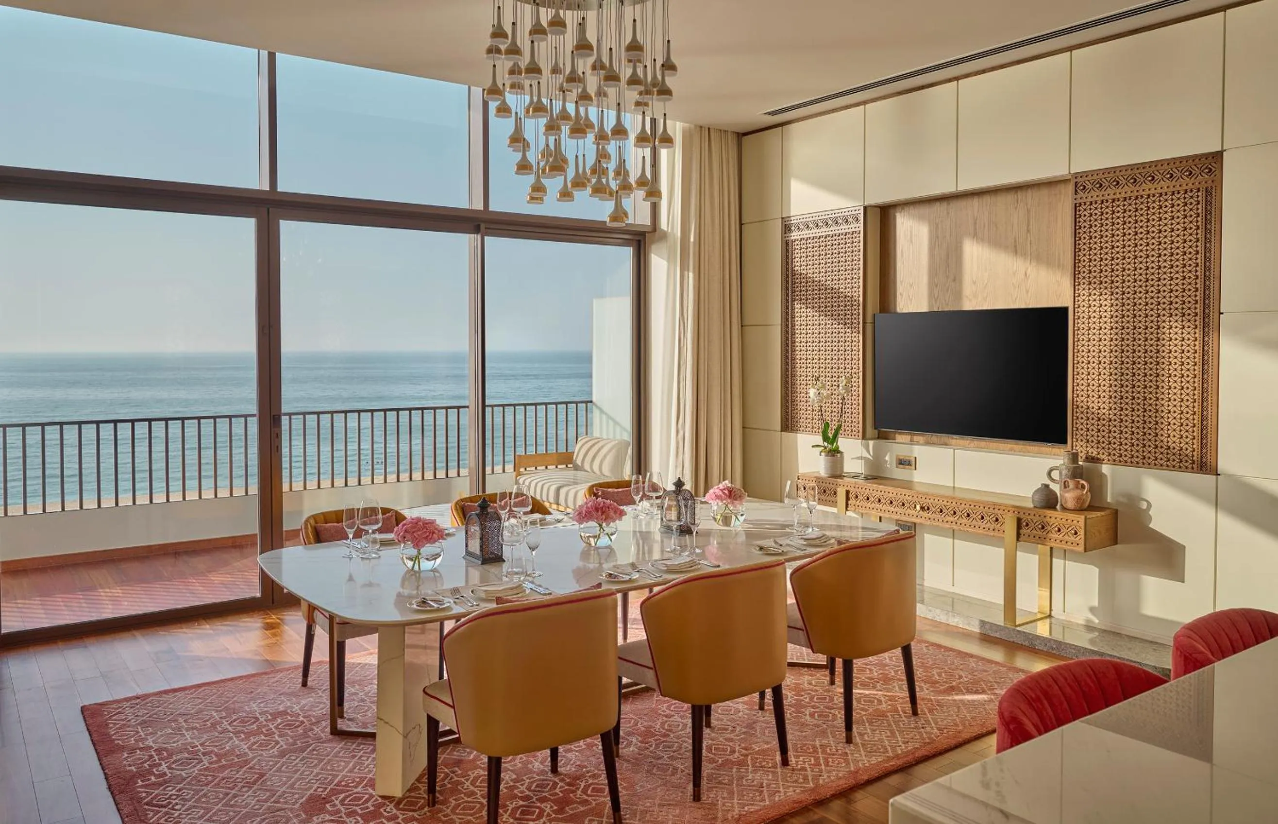 Dining area in Mandarin Oriental, Muscat