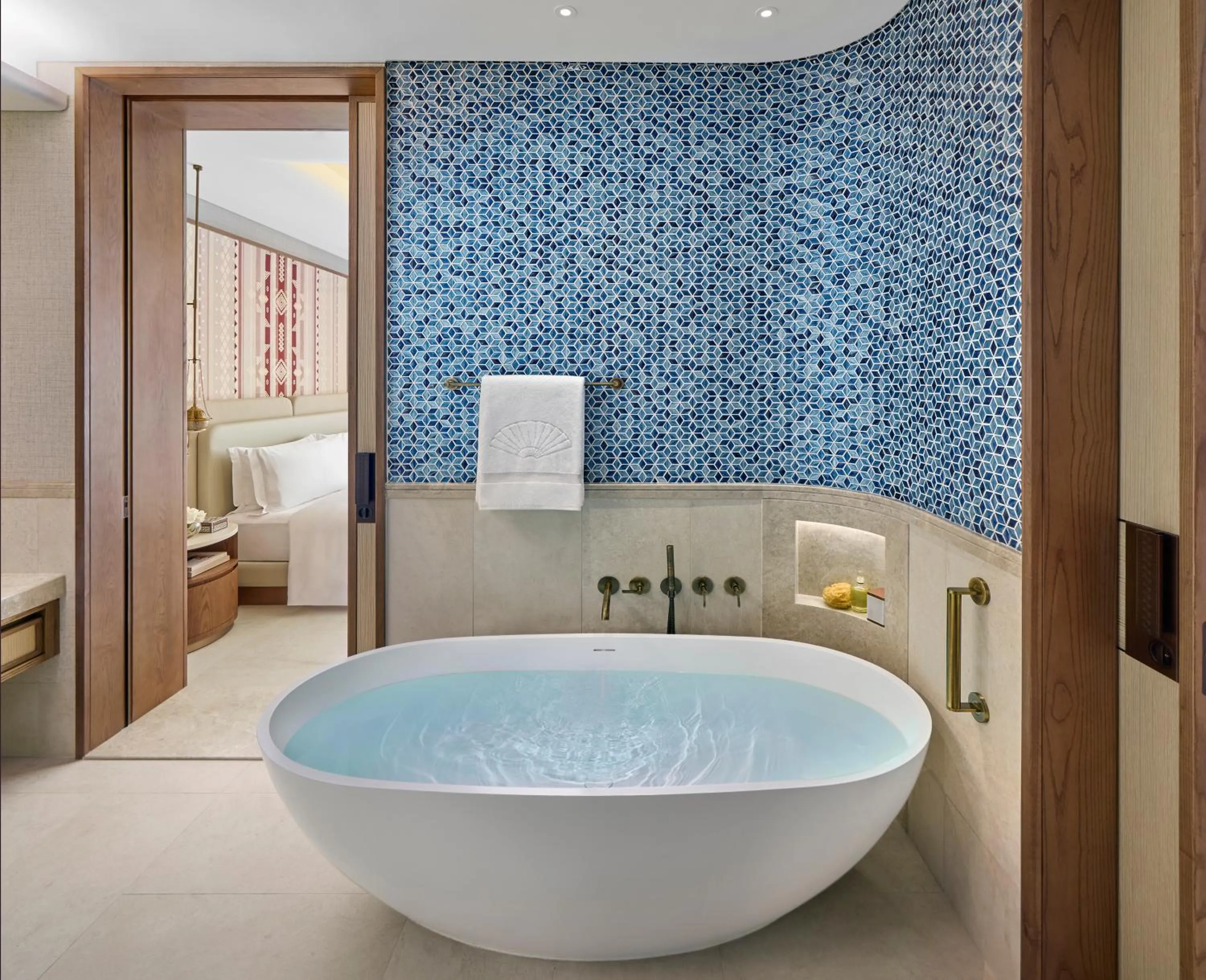 Bathroom in Mandarin Oriental, Muscat