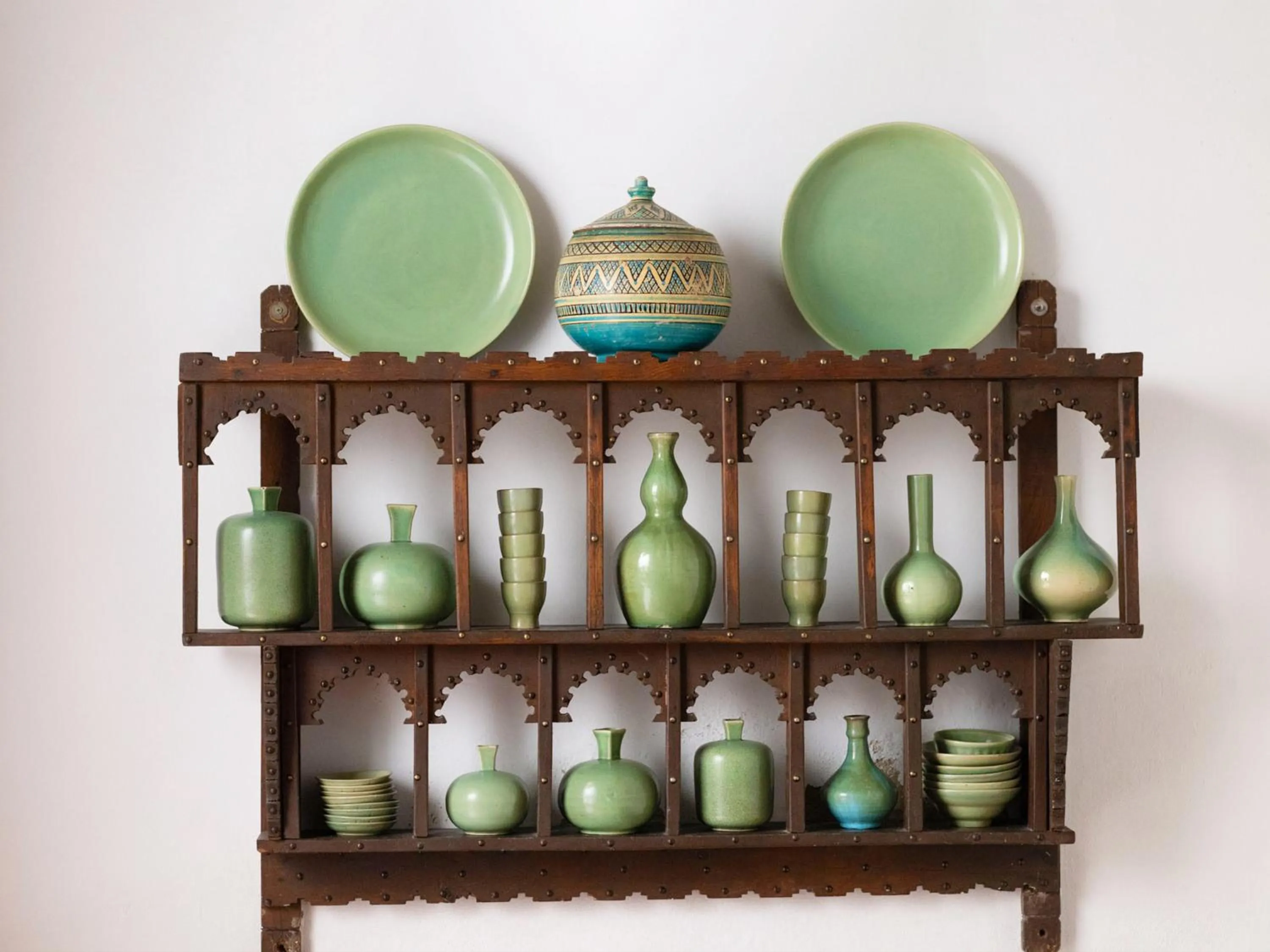 Decorative detail in Riad 9 Fez