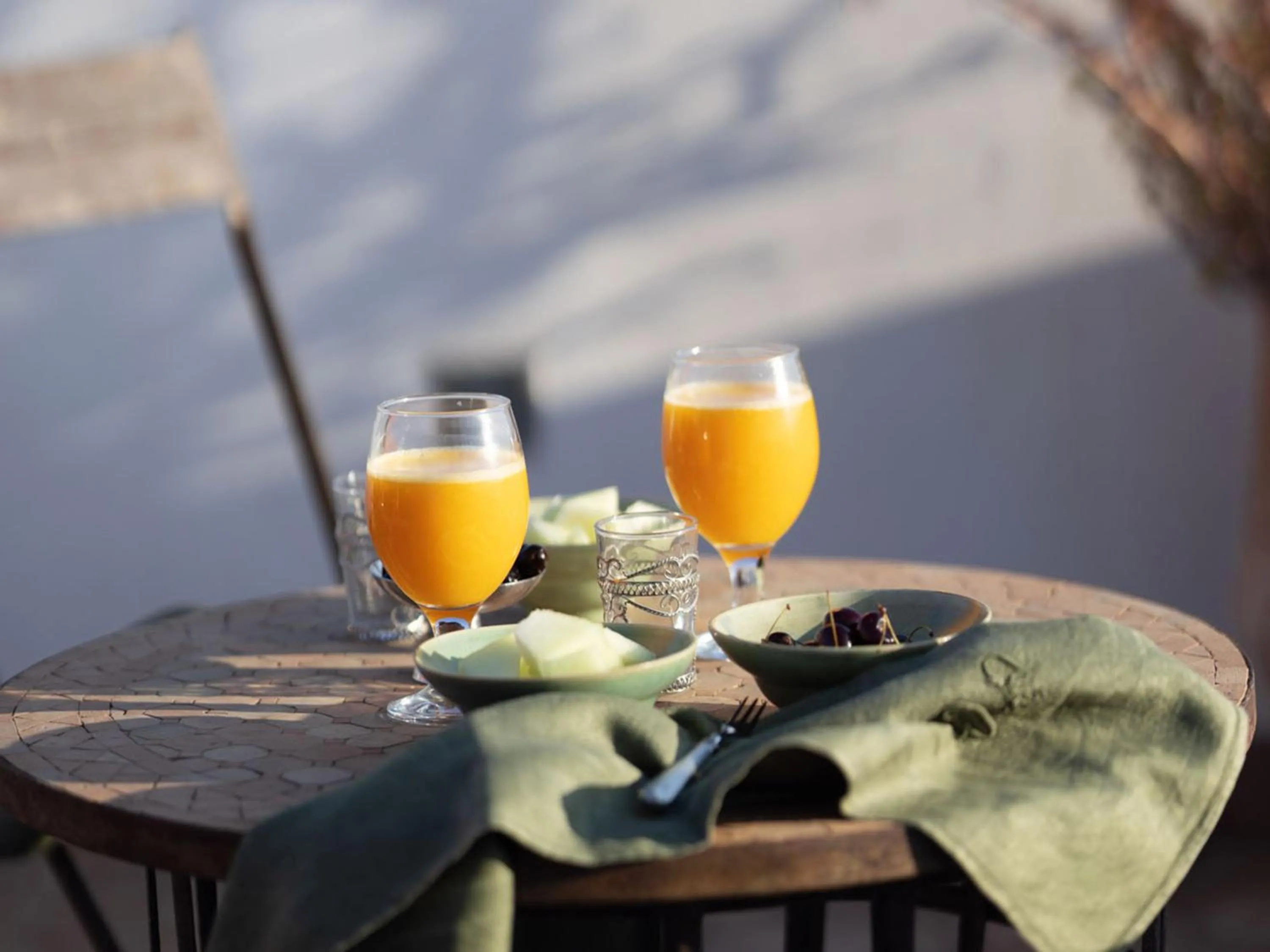 Food and drinks in Riad 9 Fez