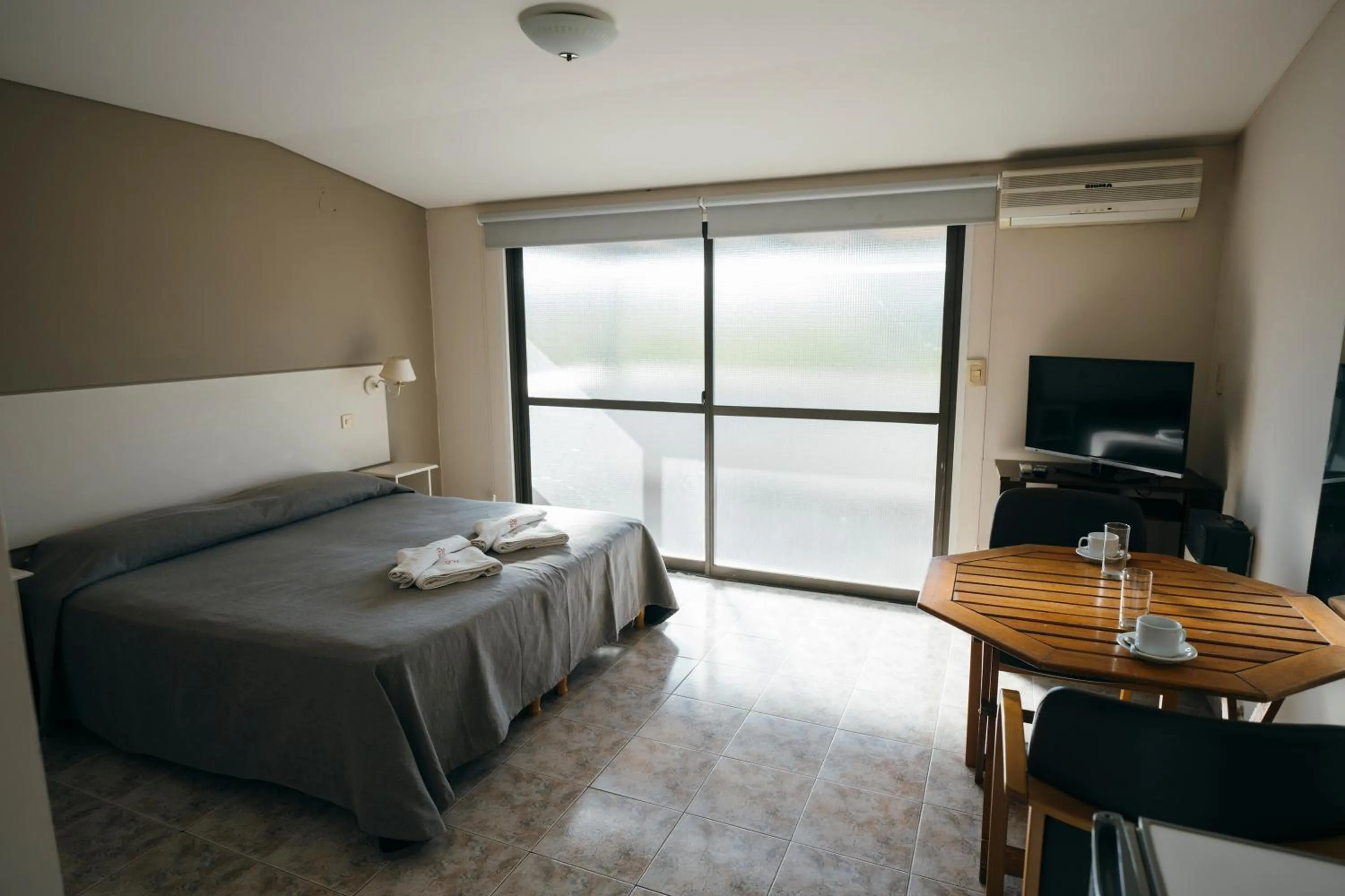 Bed in Patio Mediterraneo Apart Hotel