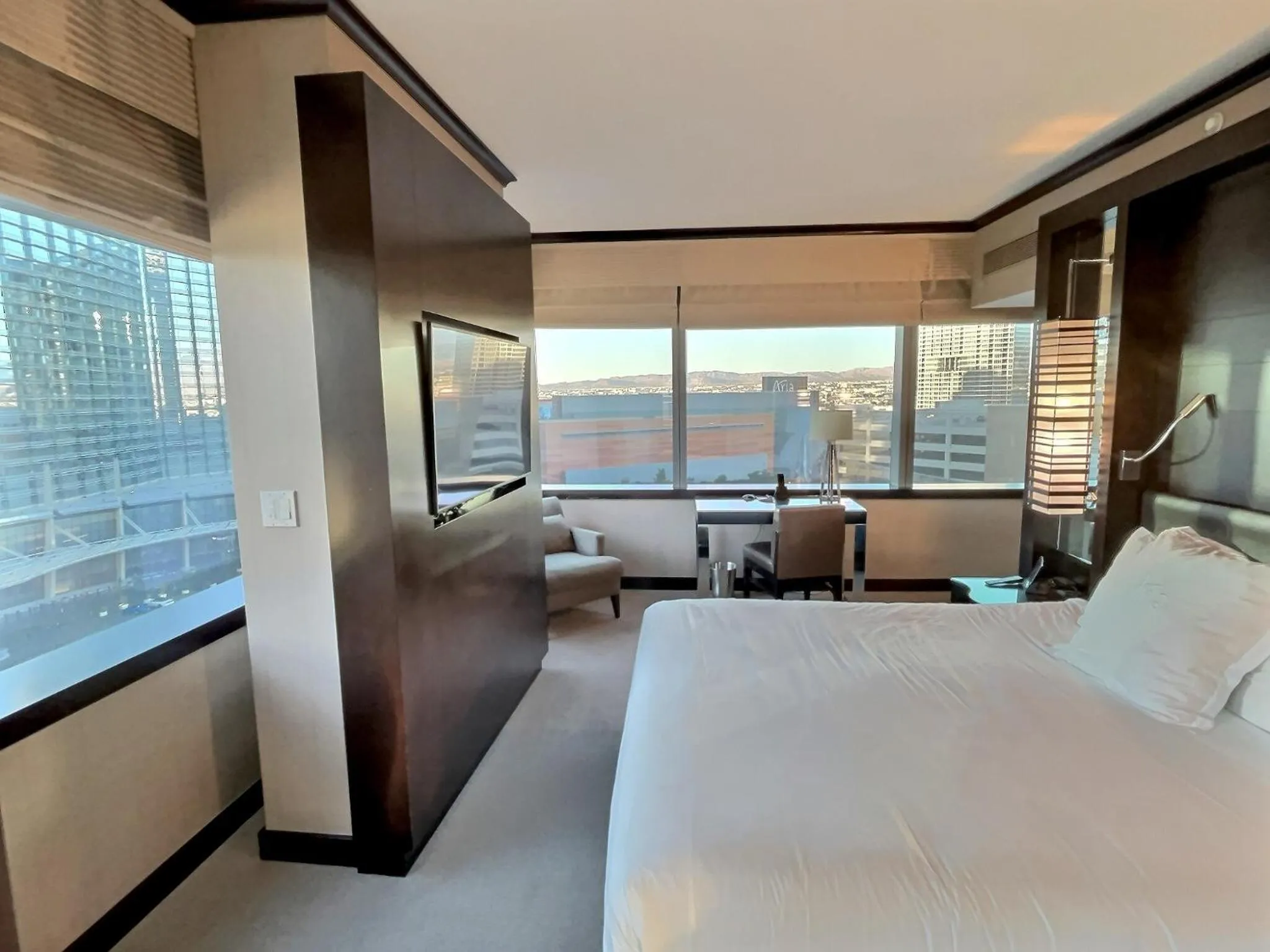Bed in Jet Luxury at The Vdara