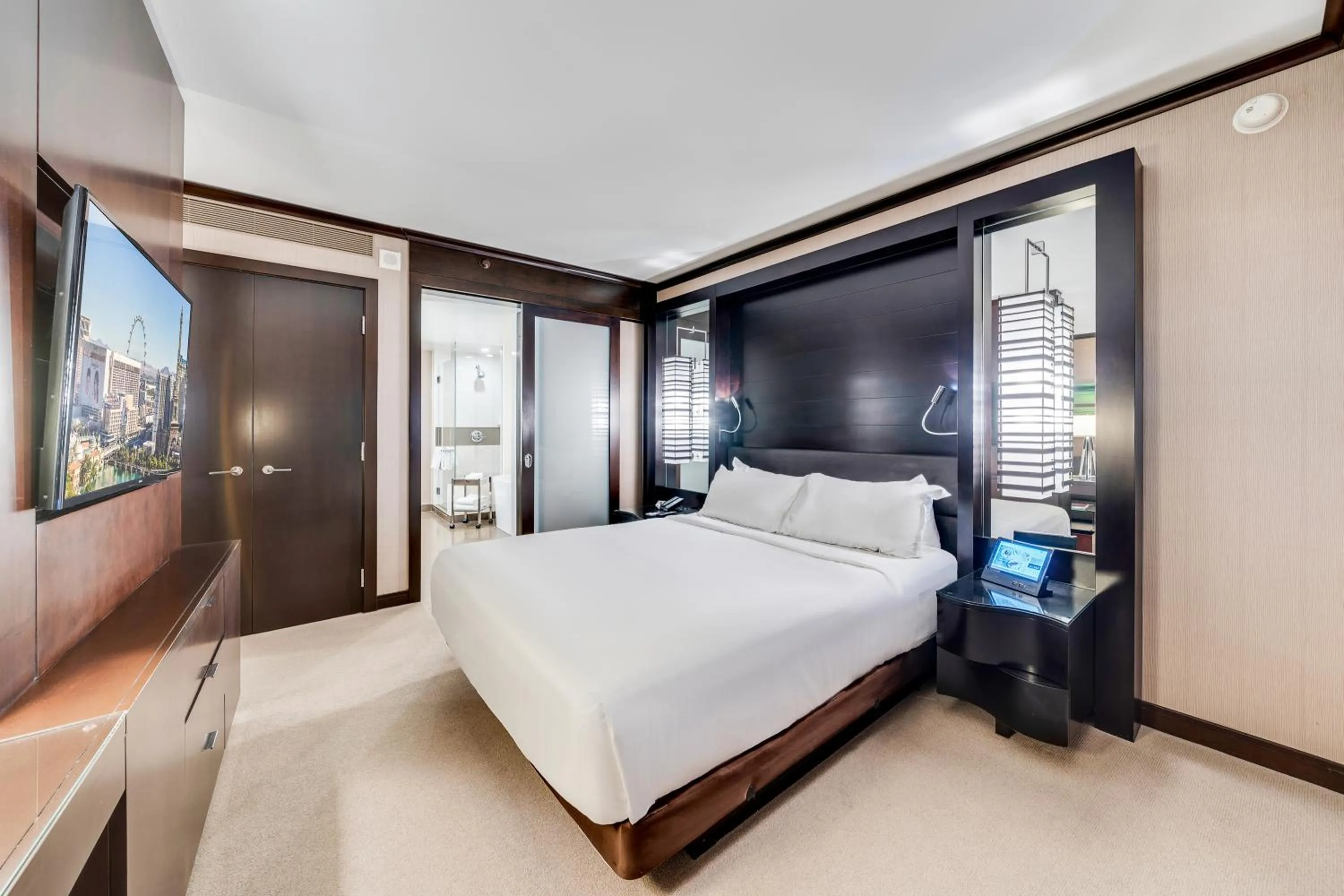 Bed in Jet Luxury at The Vdara