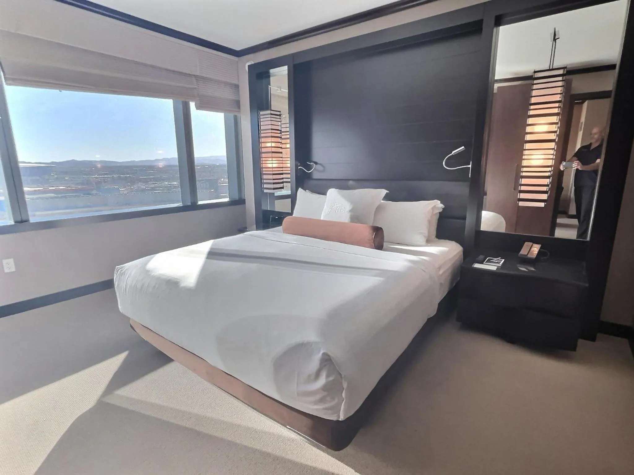 Bed in Jet Luxury at The Vdara
