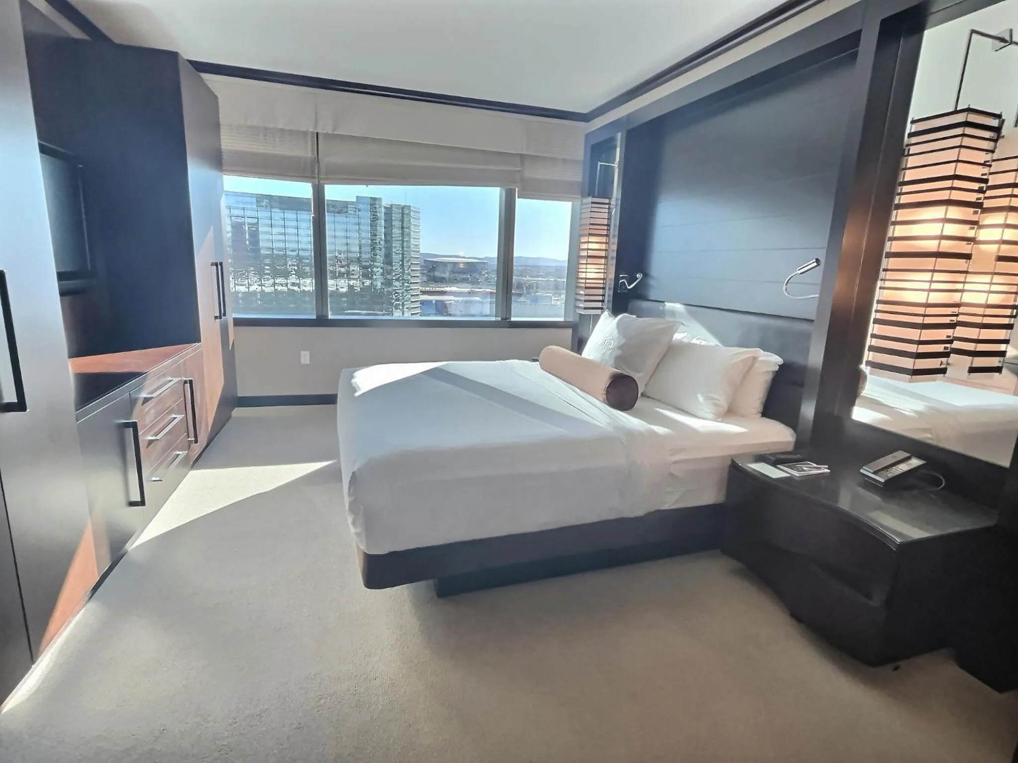 Bed in Jet Luxury at The Vdara