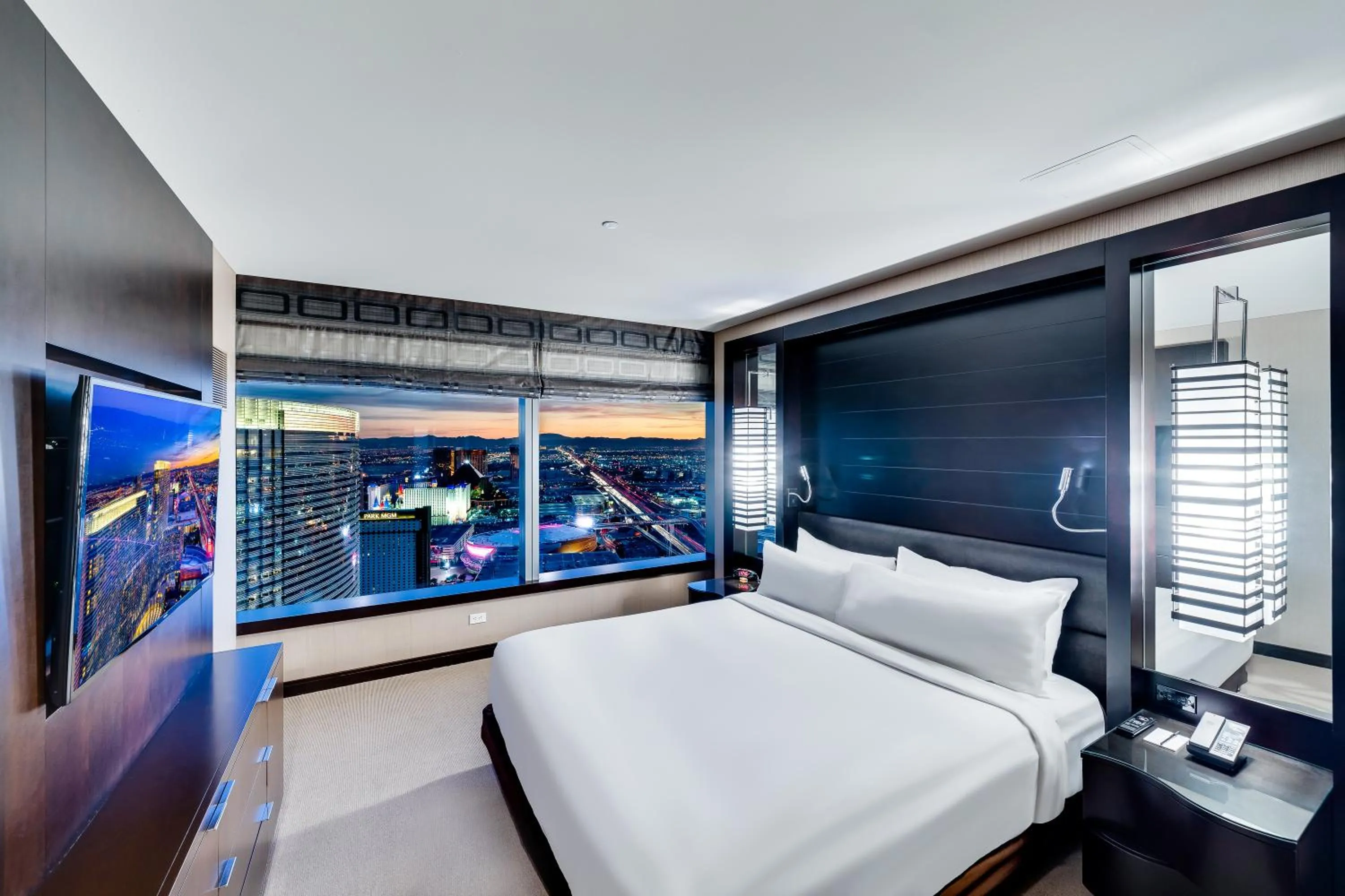 Bed in Jet Luxury at The Vdara