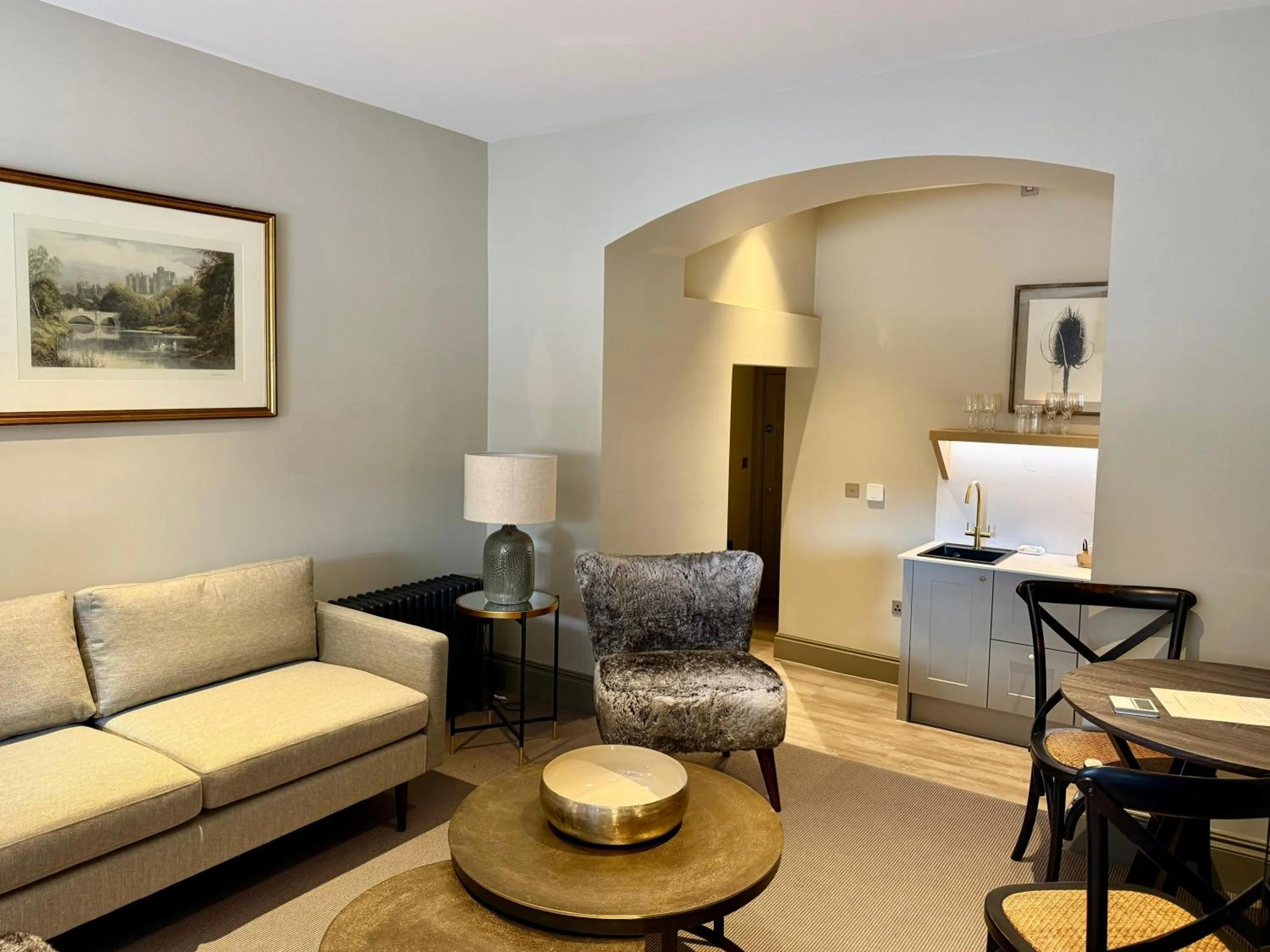 Living room in Bailiffgate Hotel