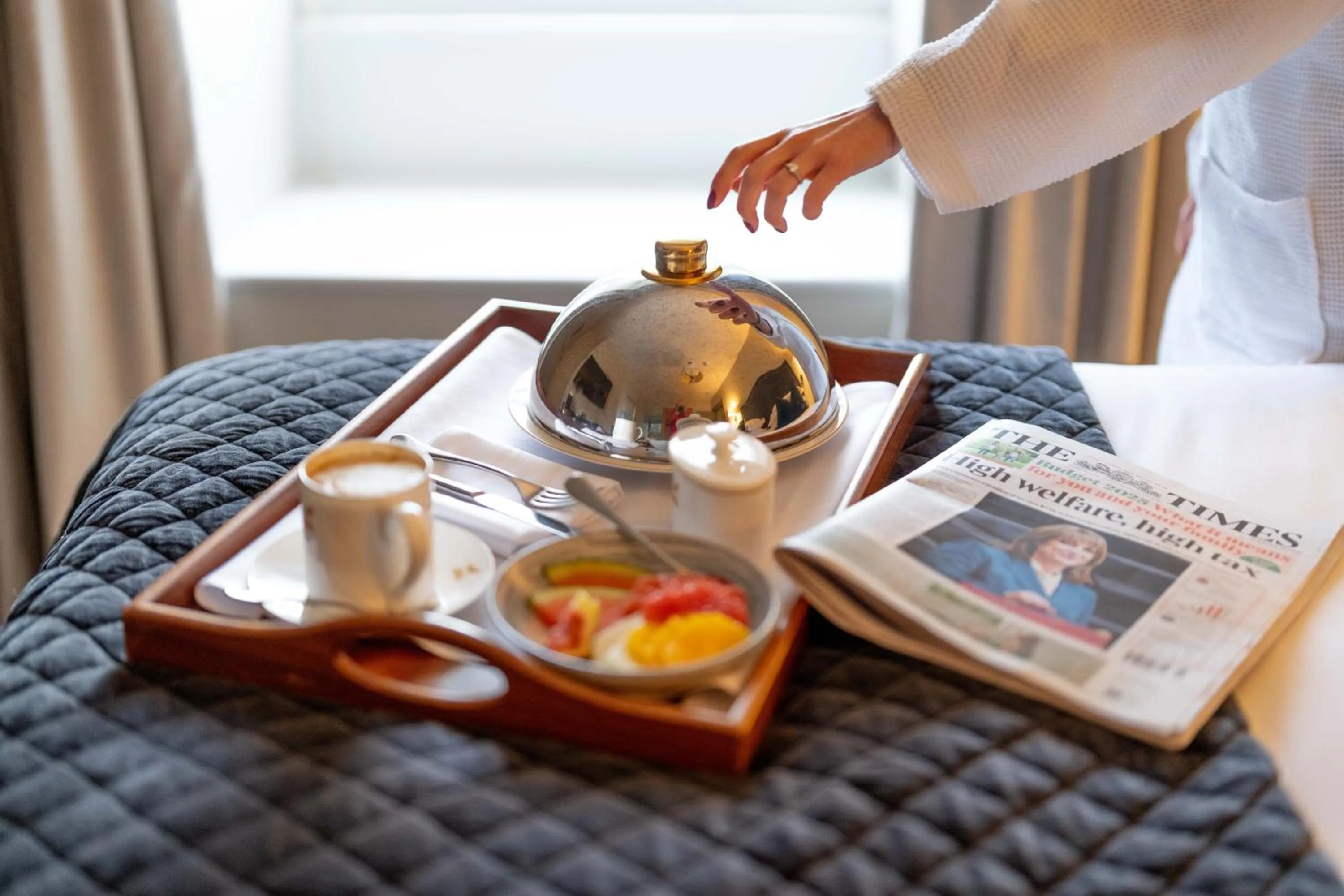 English/Irish breakfast in Bailiffgate Hotel