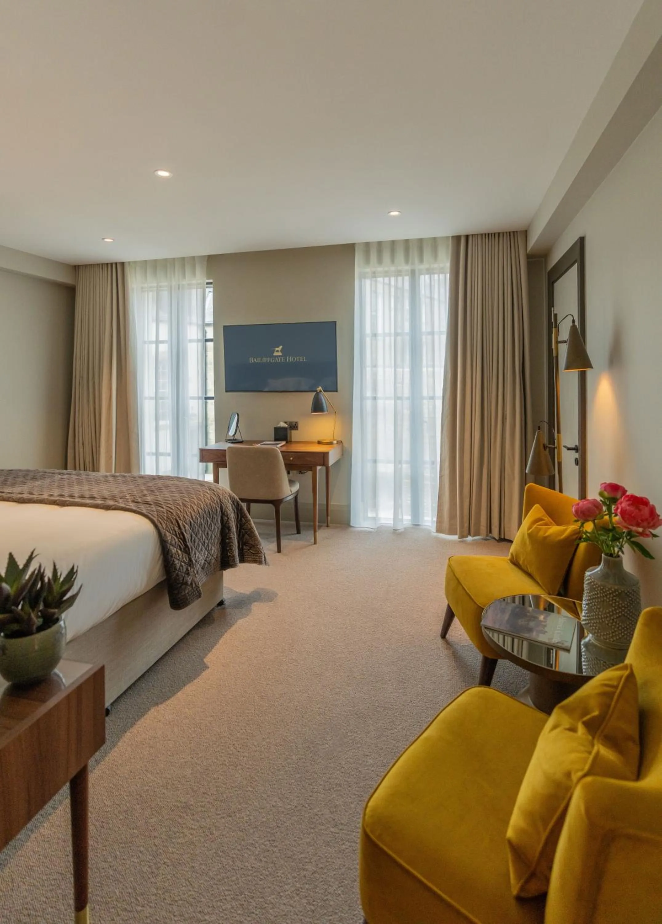 Bed in Bailiffgate Hotel