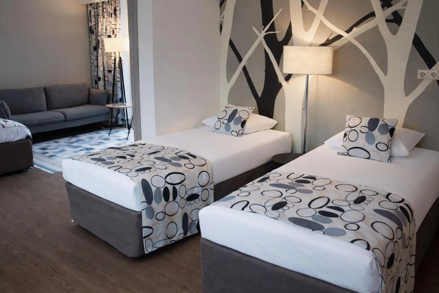 Bed in Hotel Mitland