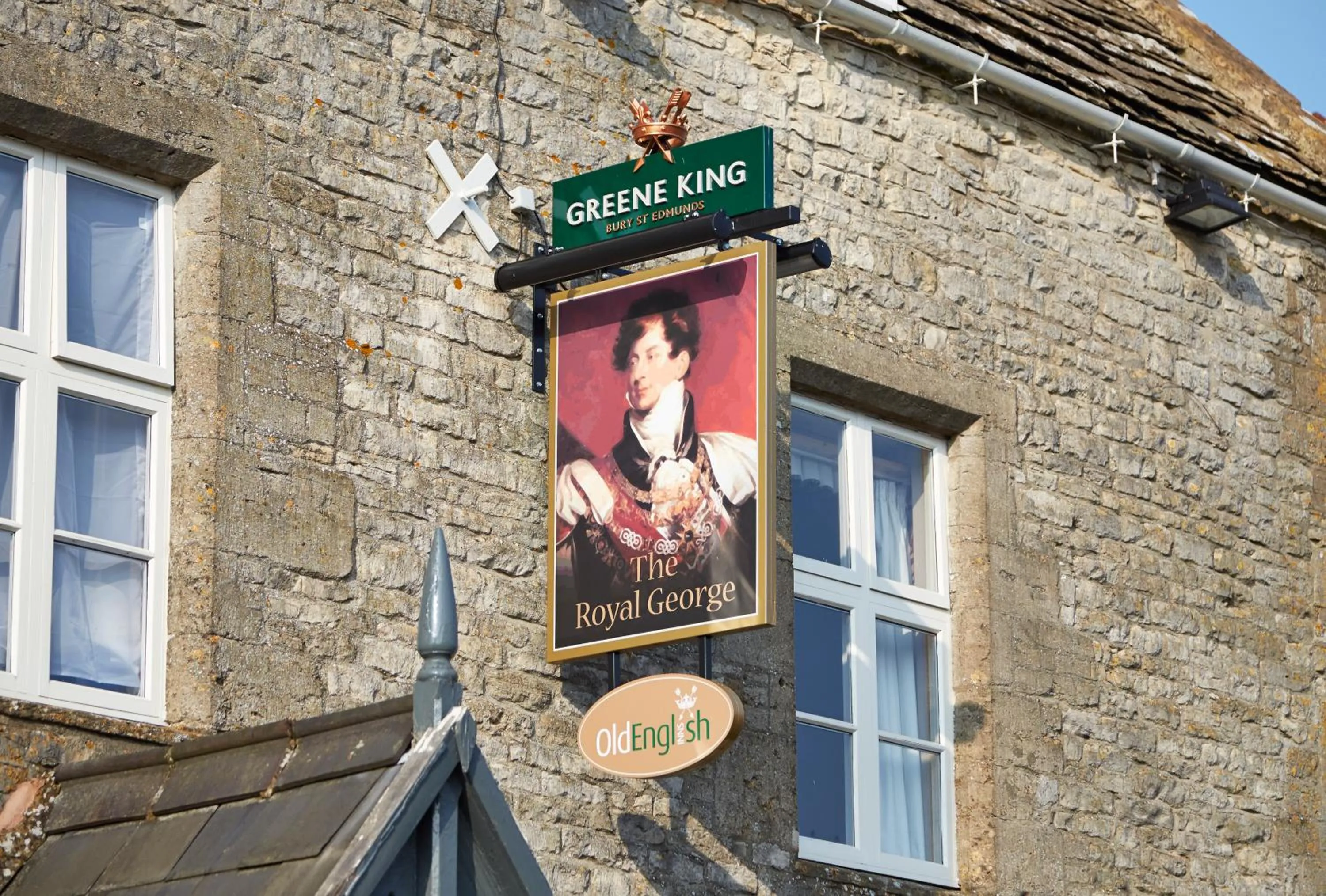 Logo/Certificate/Sign in Royal George Hotel by Greene King Inns