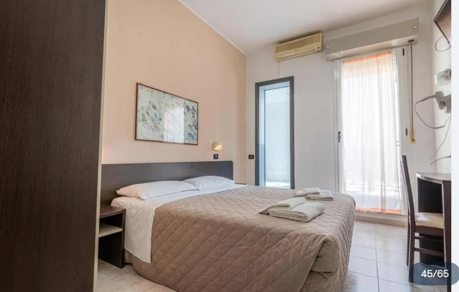 Bed in Hotel Villa Dina