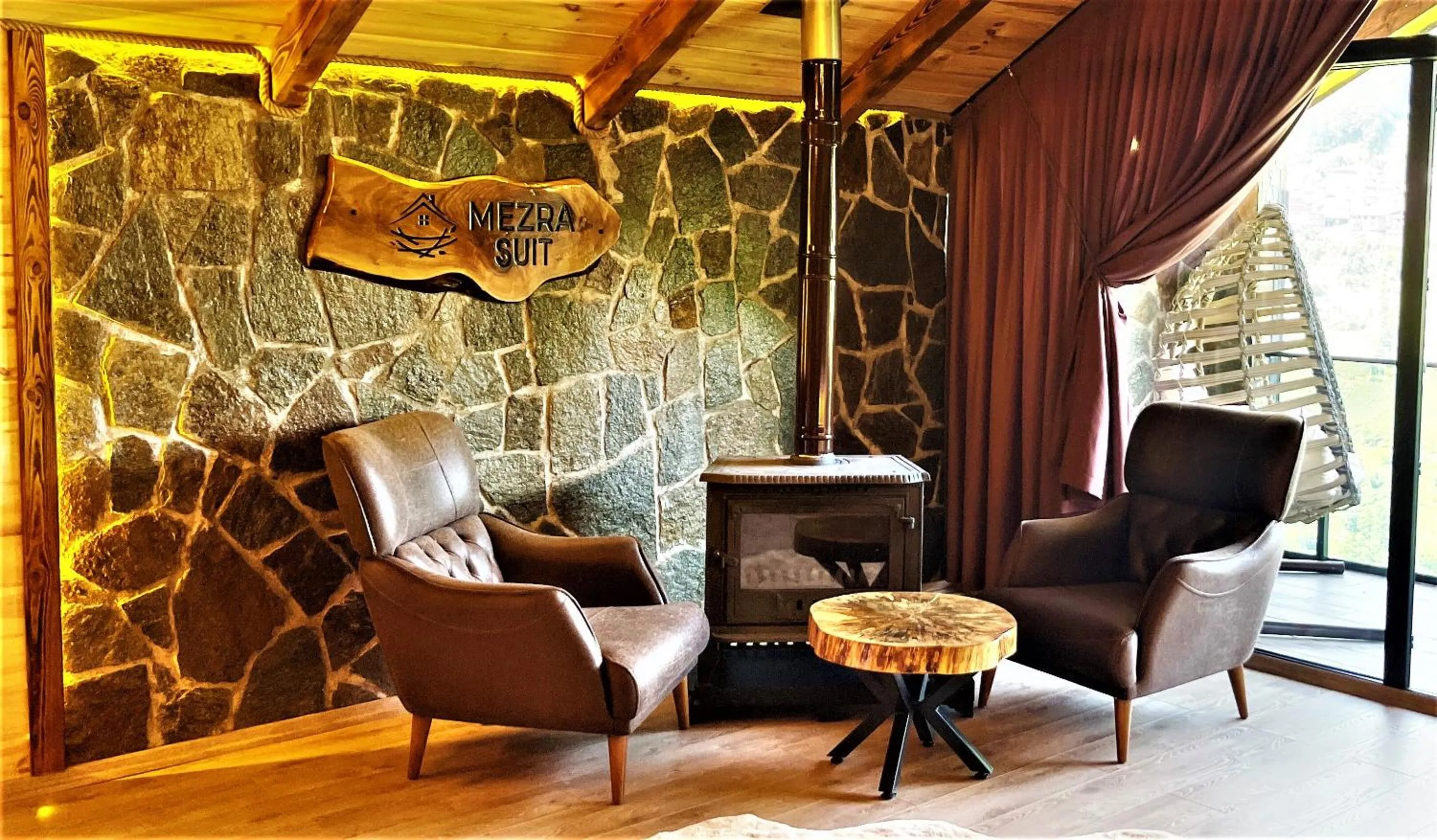 Living room in Mezrasuit Bungalov