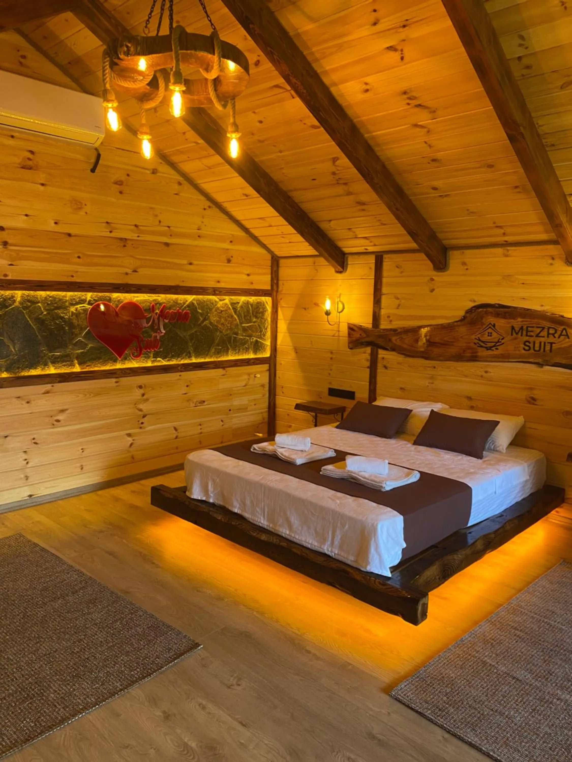 Bed in Mezrasuit Bungalov