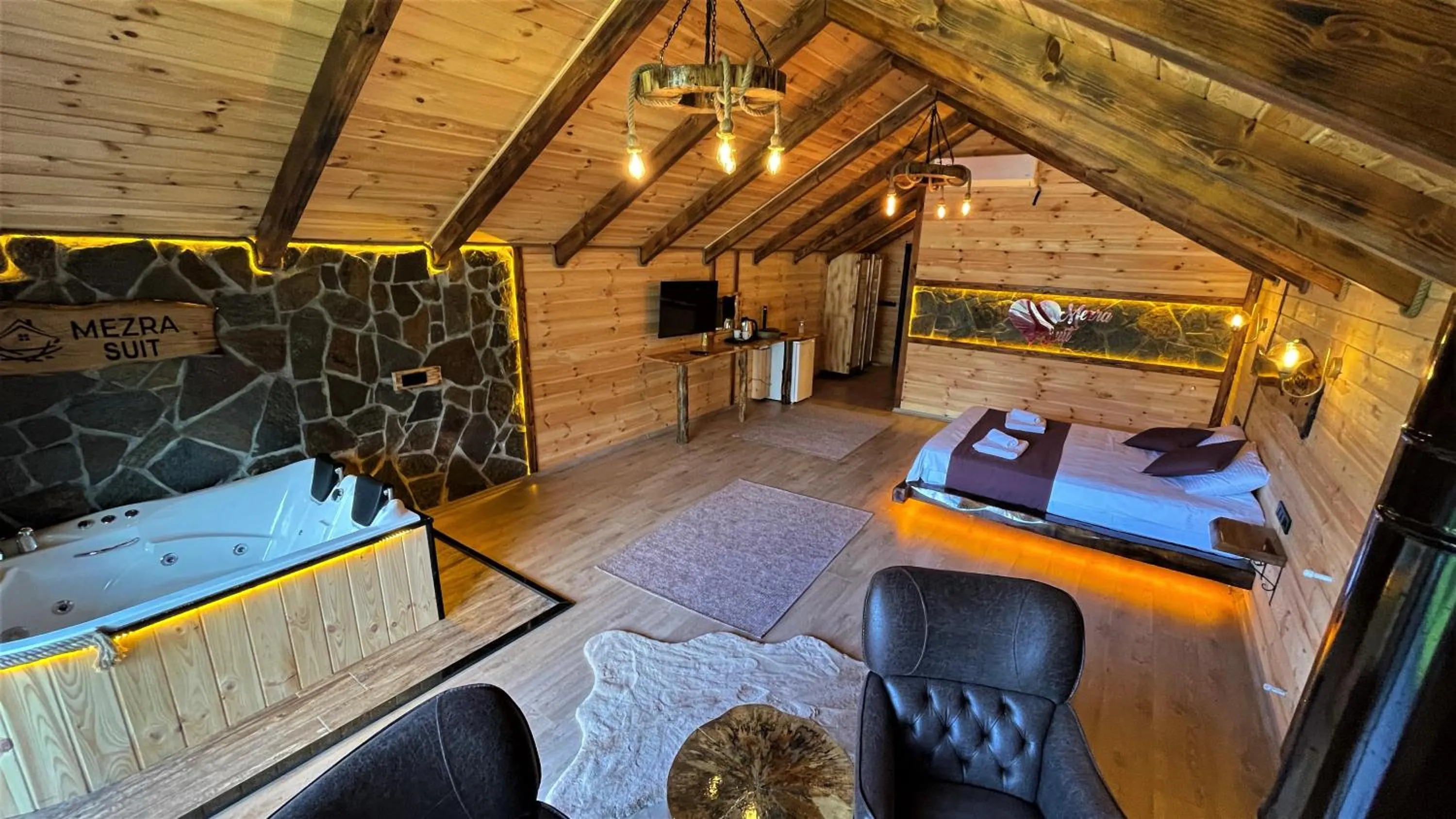 Bed in Mezrasuit Bungalov