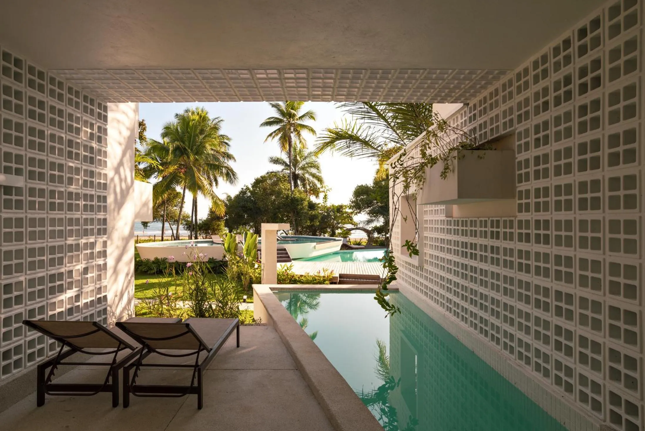 Pool view in Auka Boipeba