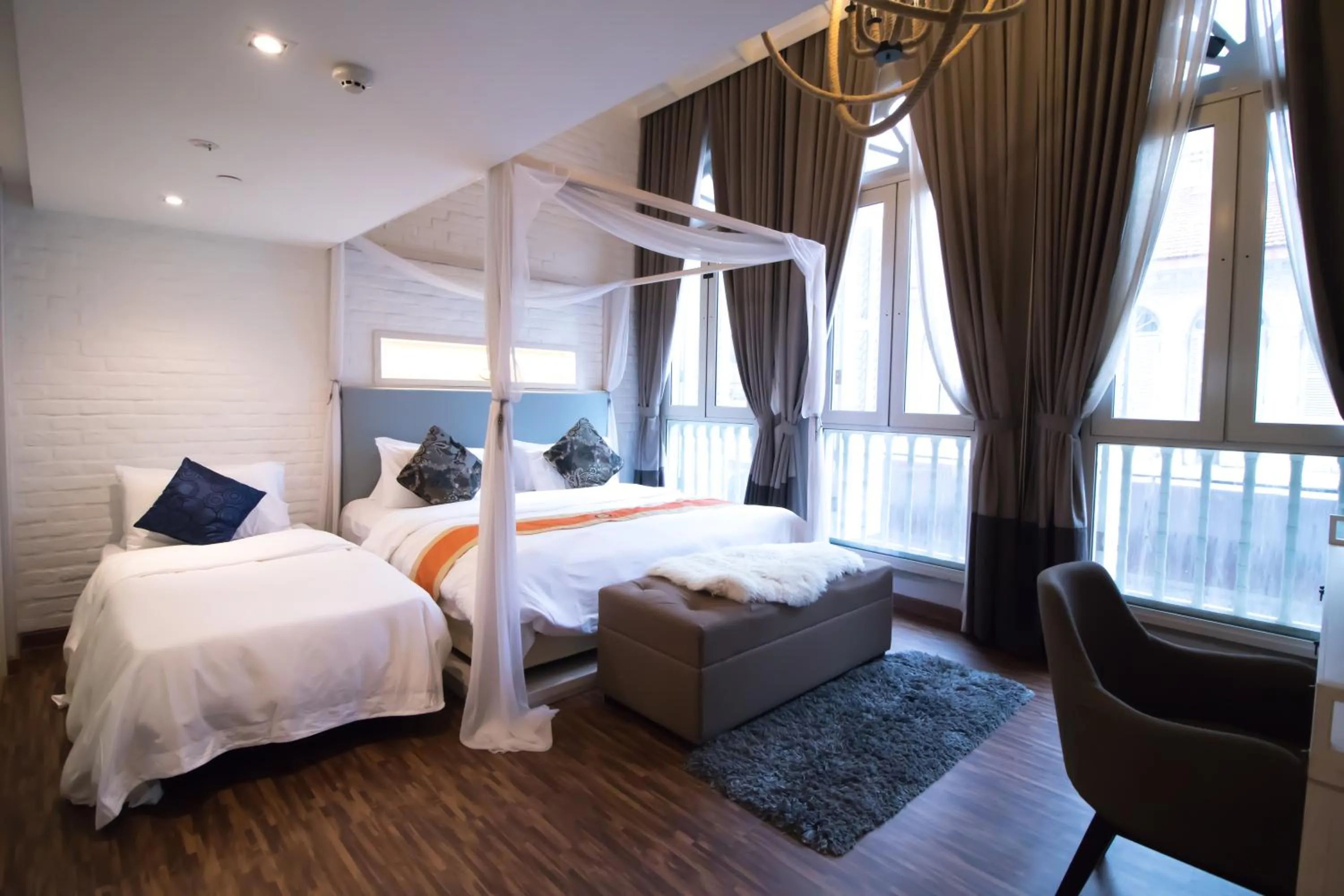 Bed in Hotel NuVe Heritage