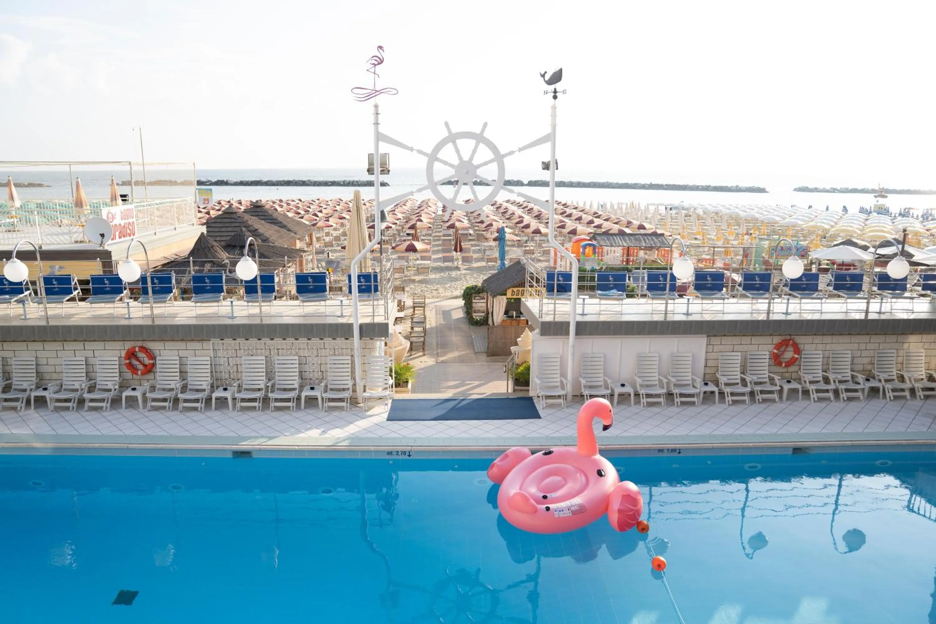 Swimming pool in Hotel Flamingo