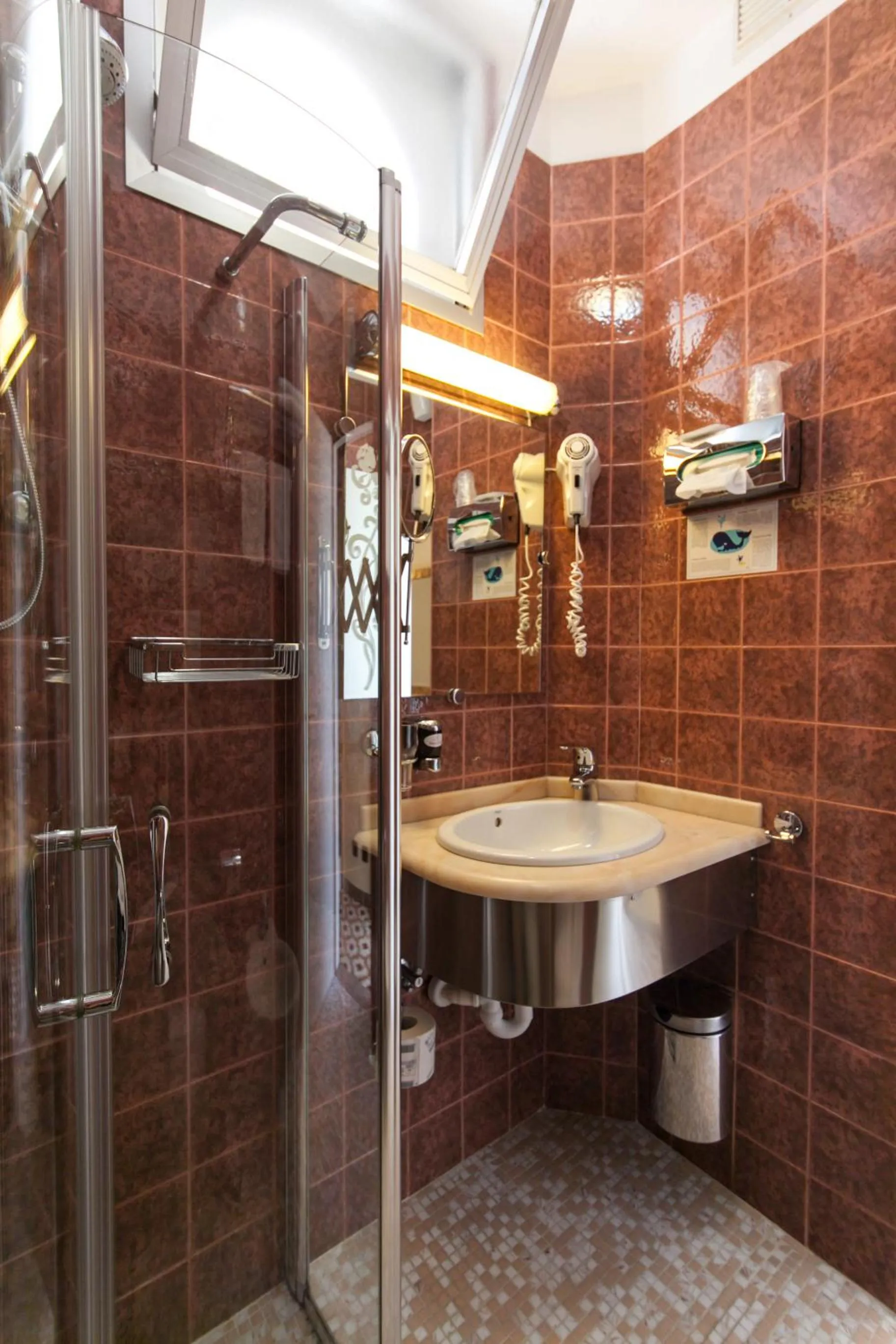 Shower in Hotel Flamingo