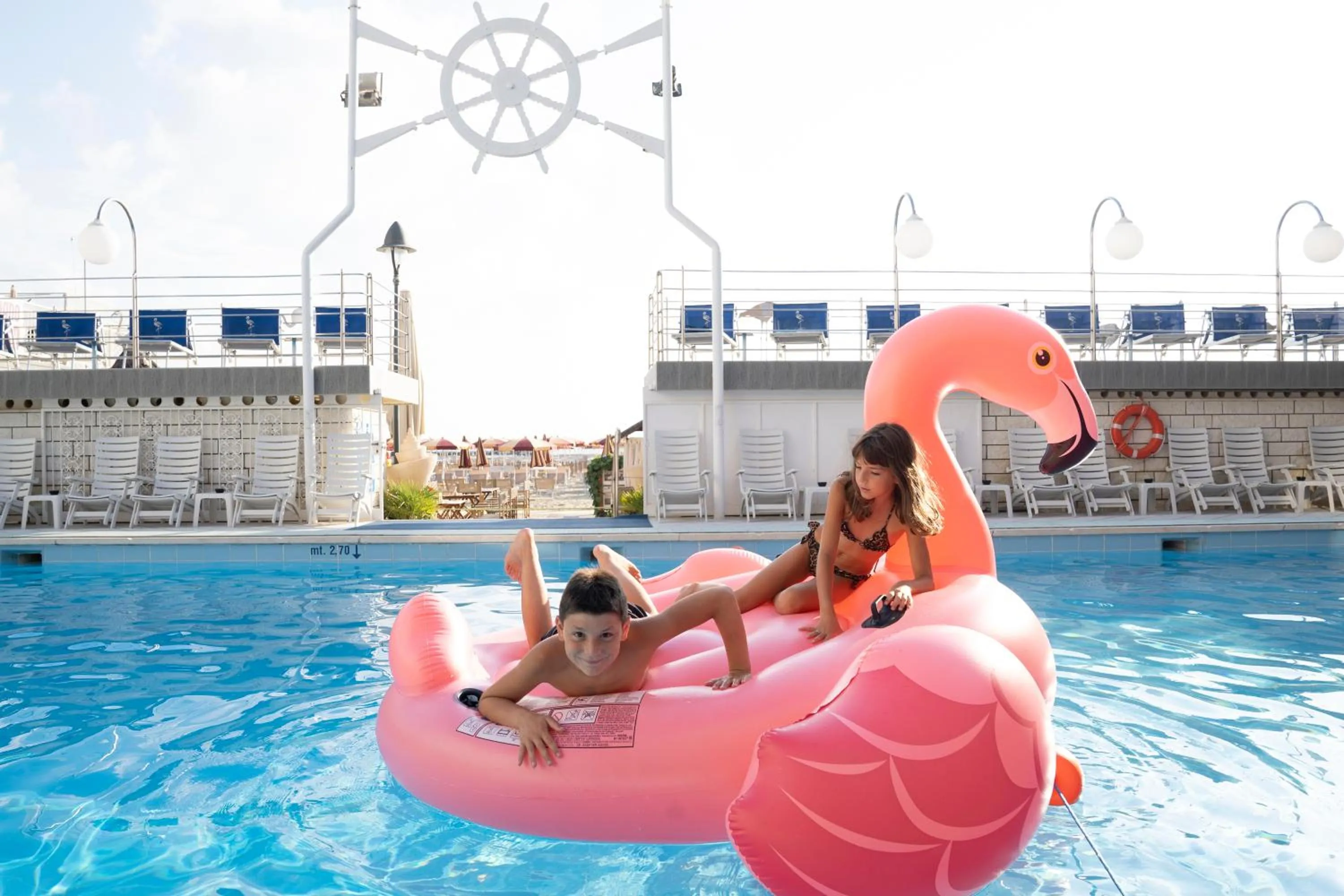 Swimming pool in Hotel Flamingo