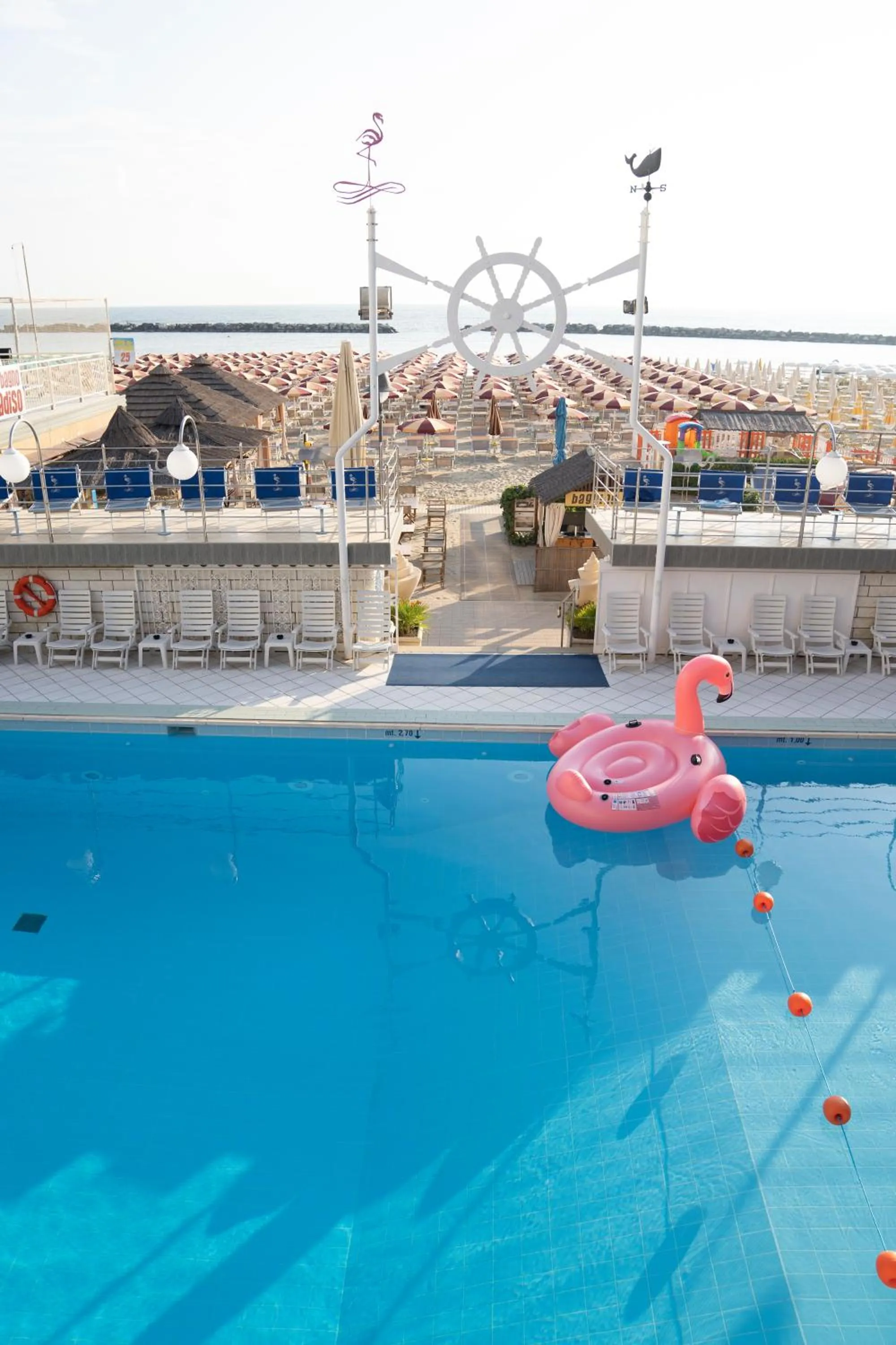 Swimming pool in Hotel Flamingo