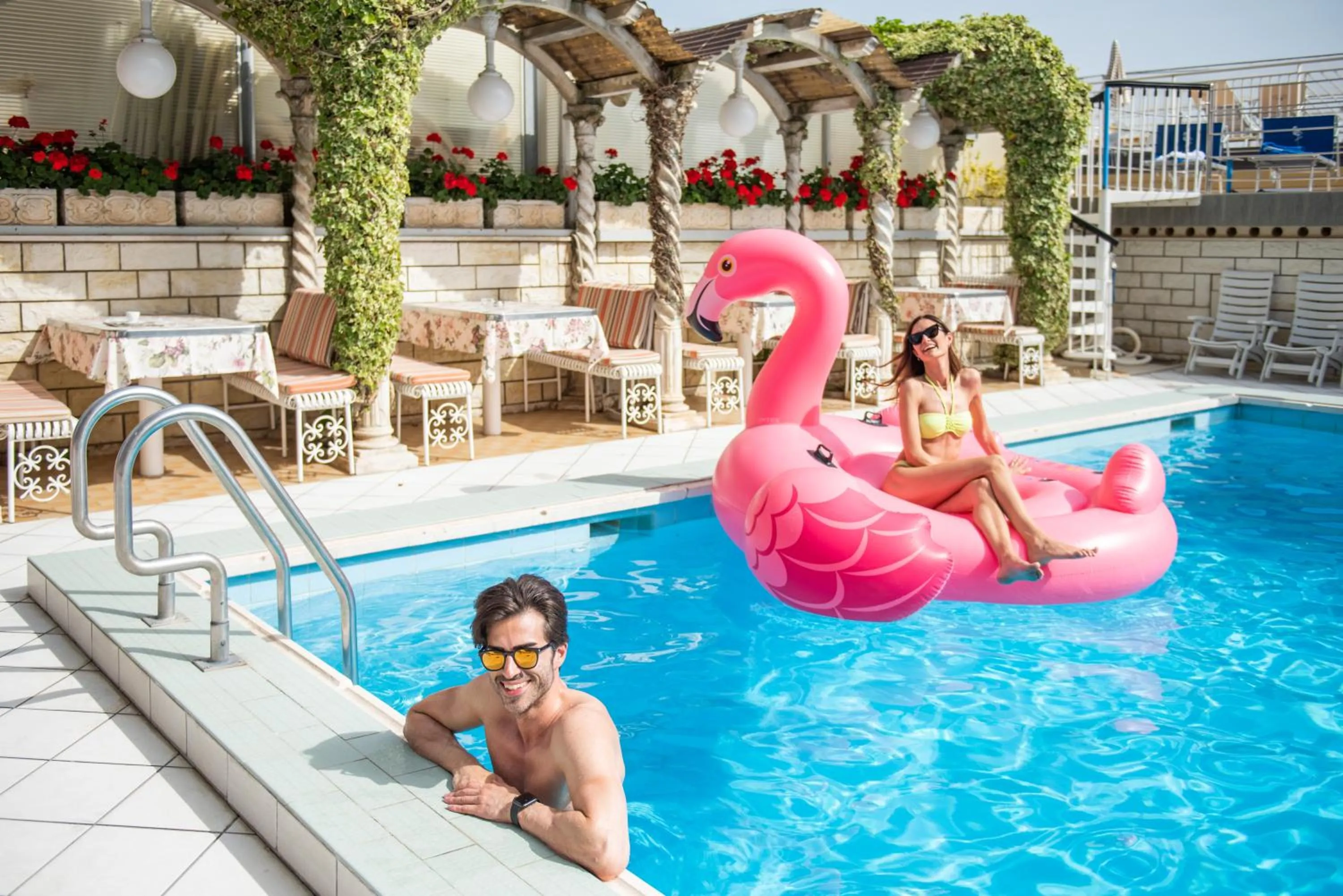 Swimming pool in Hotel Flamingo