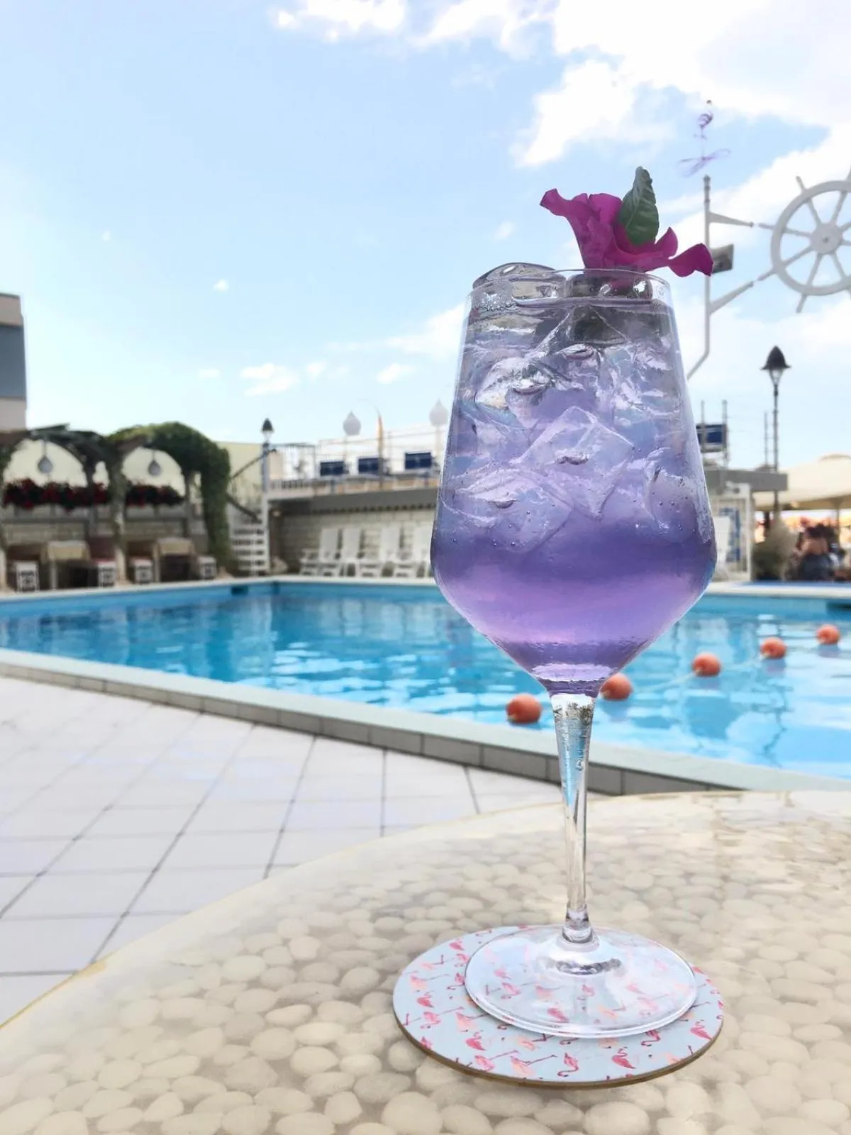 Swimming pool in Hotel Flamingo