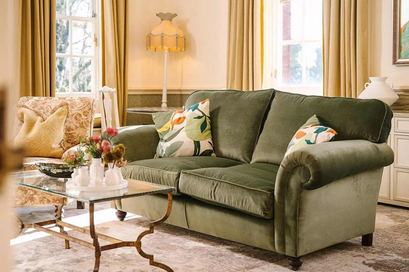 Living room in Lainston House