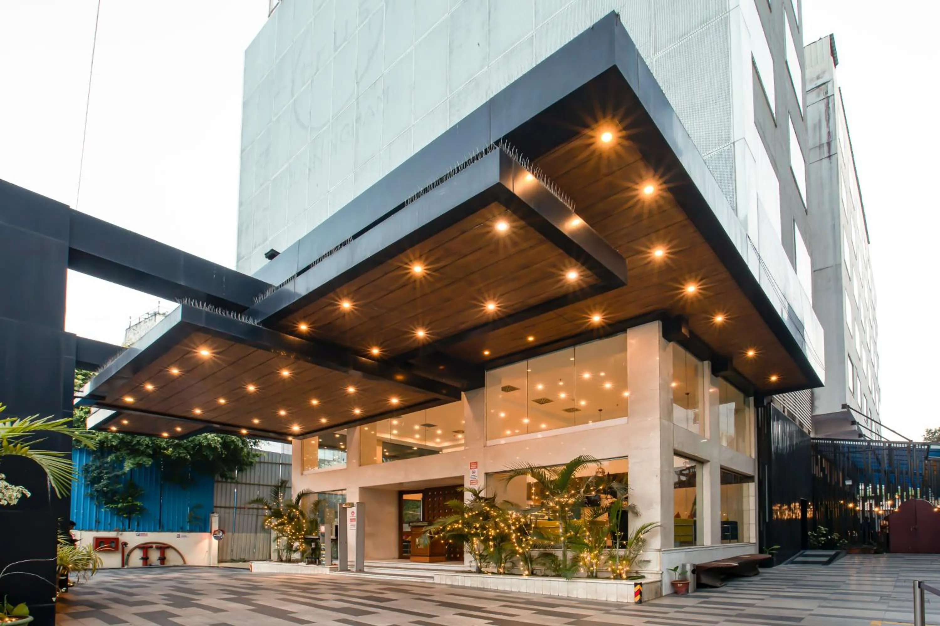 Property building in The Cunningham Hotel Bangalore