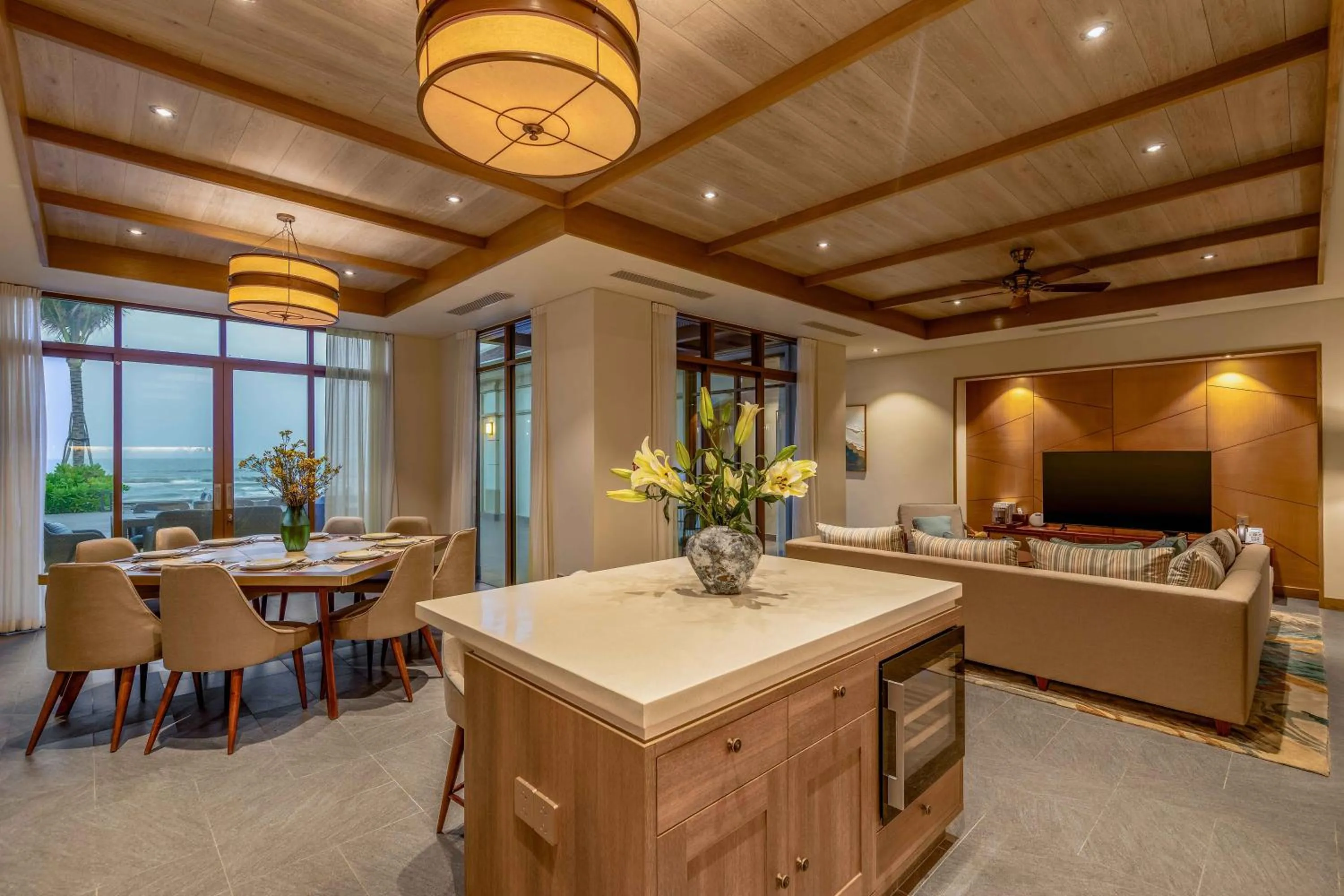 Living room in Fusion Resort and Villas Da Nang