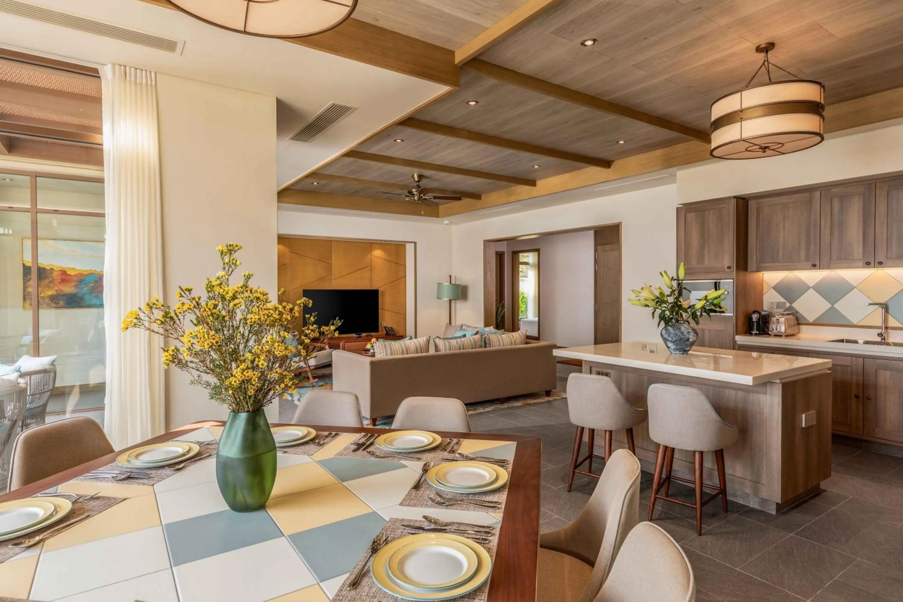 Living room in Fusion Resort and Villas Da Nang