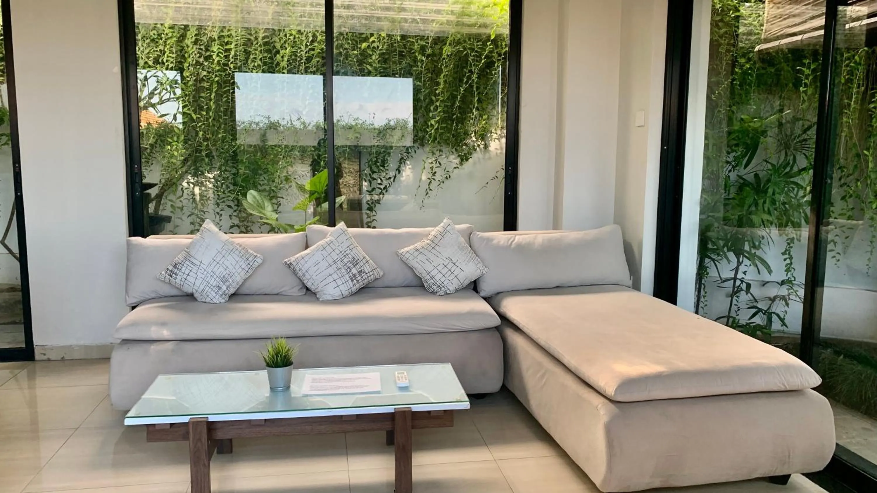 Seating area in The BALIem Villa