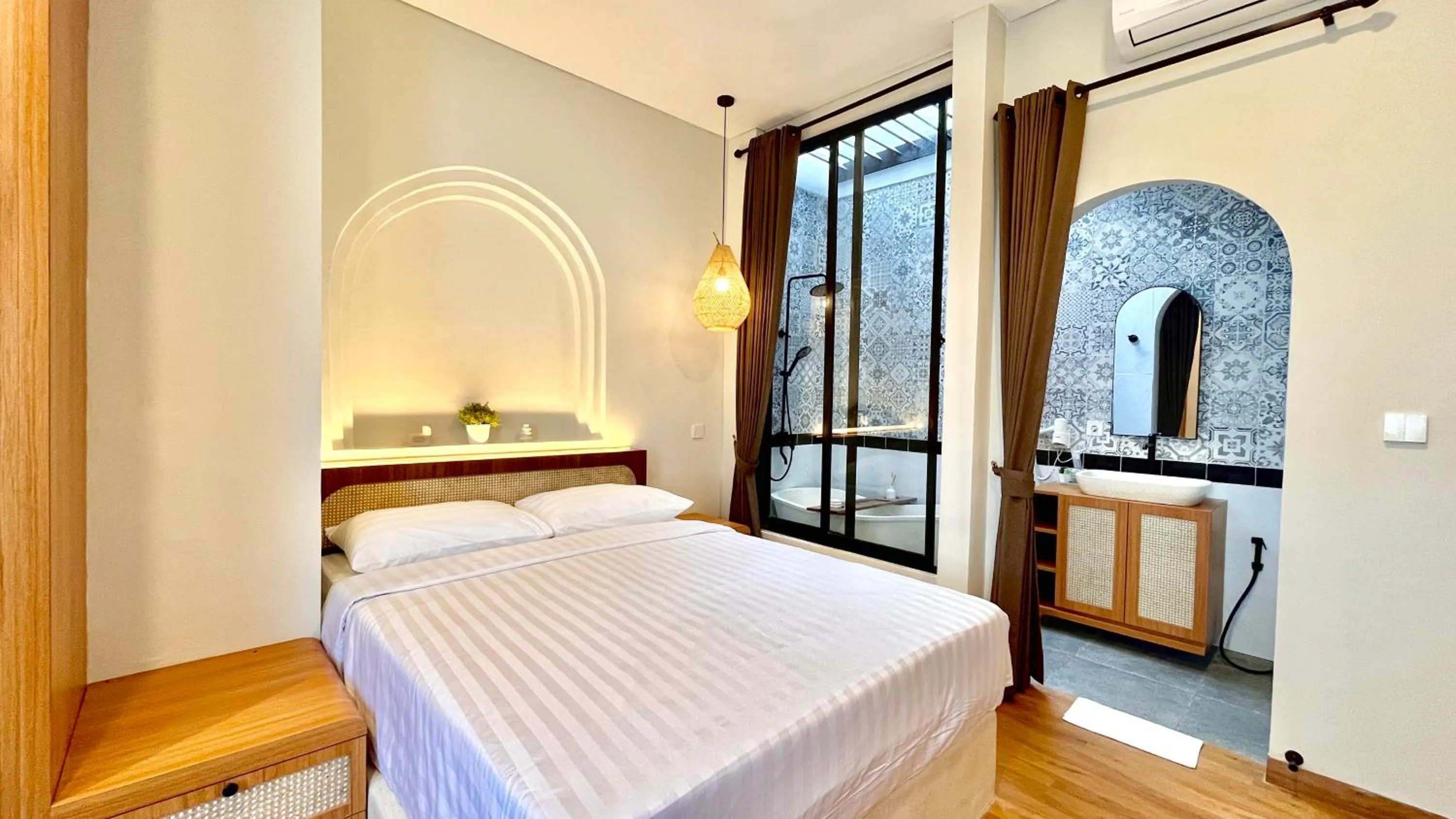 Bed in The BALIem Villa