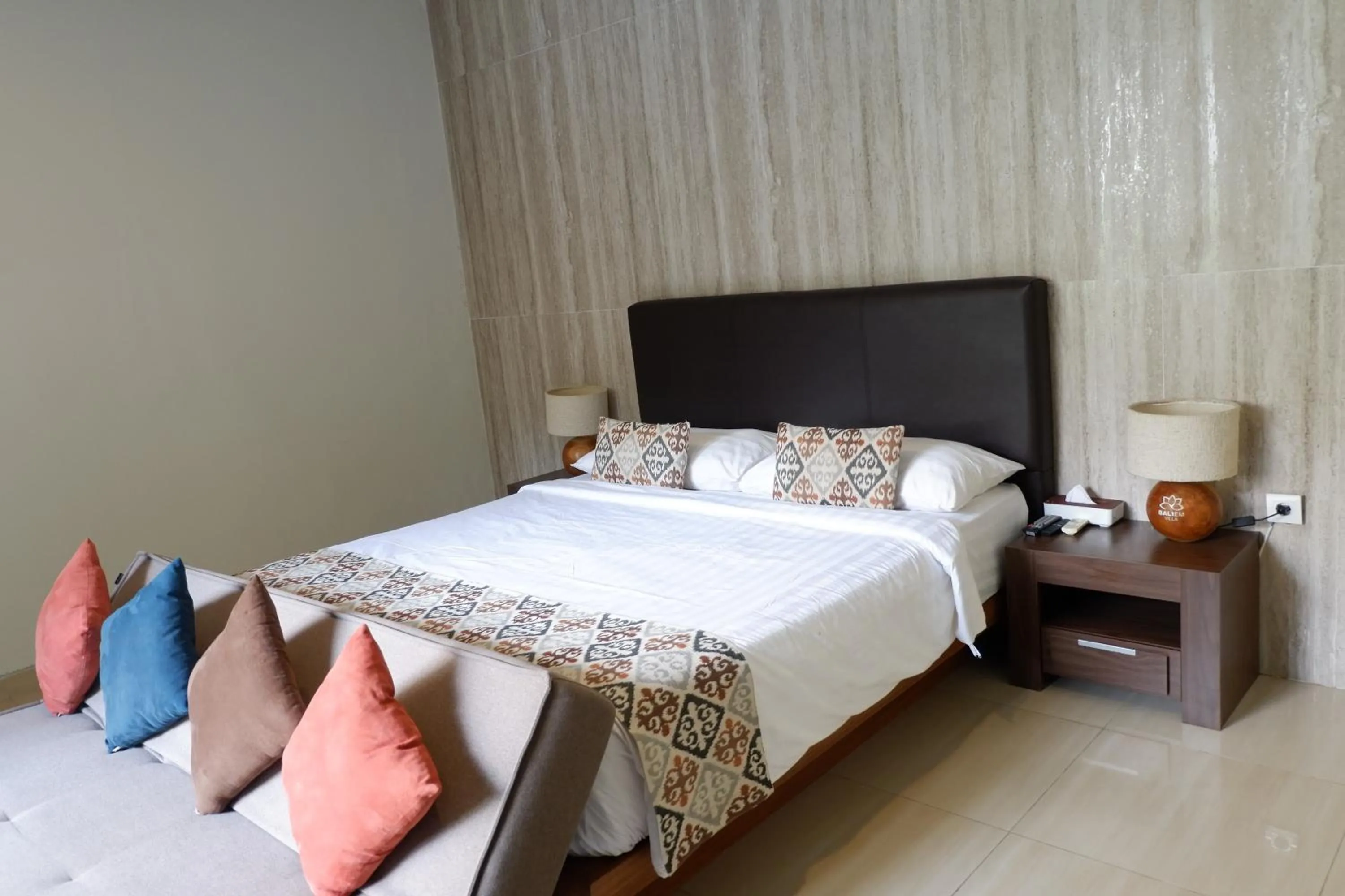 Bed in The BALIem Villa