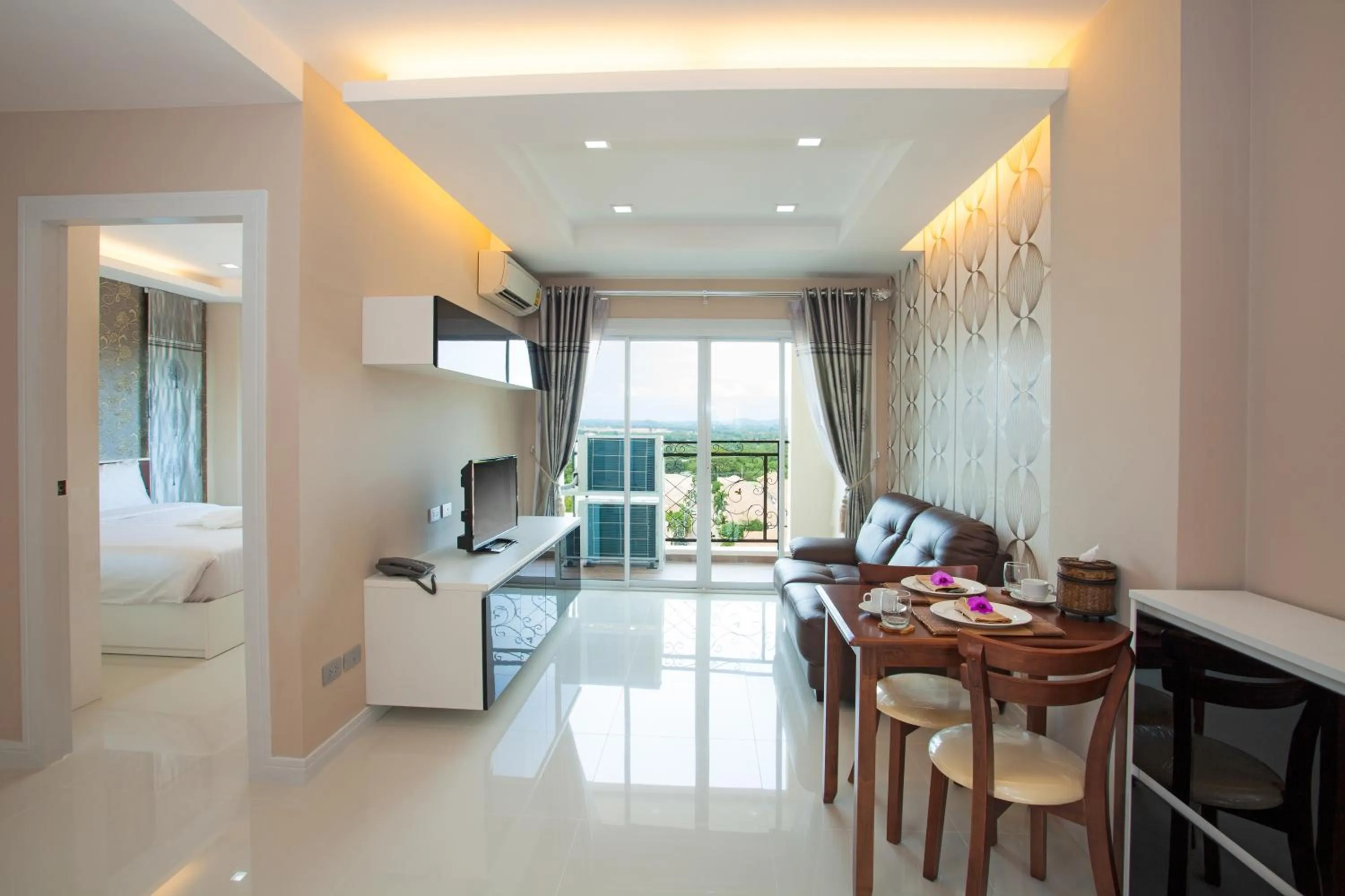 Living room in ROYAL GRAND PATTAYA