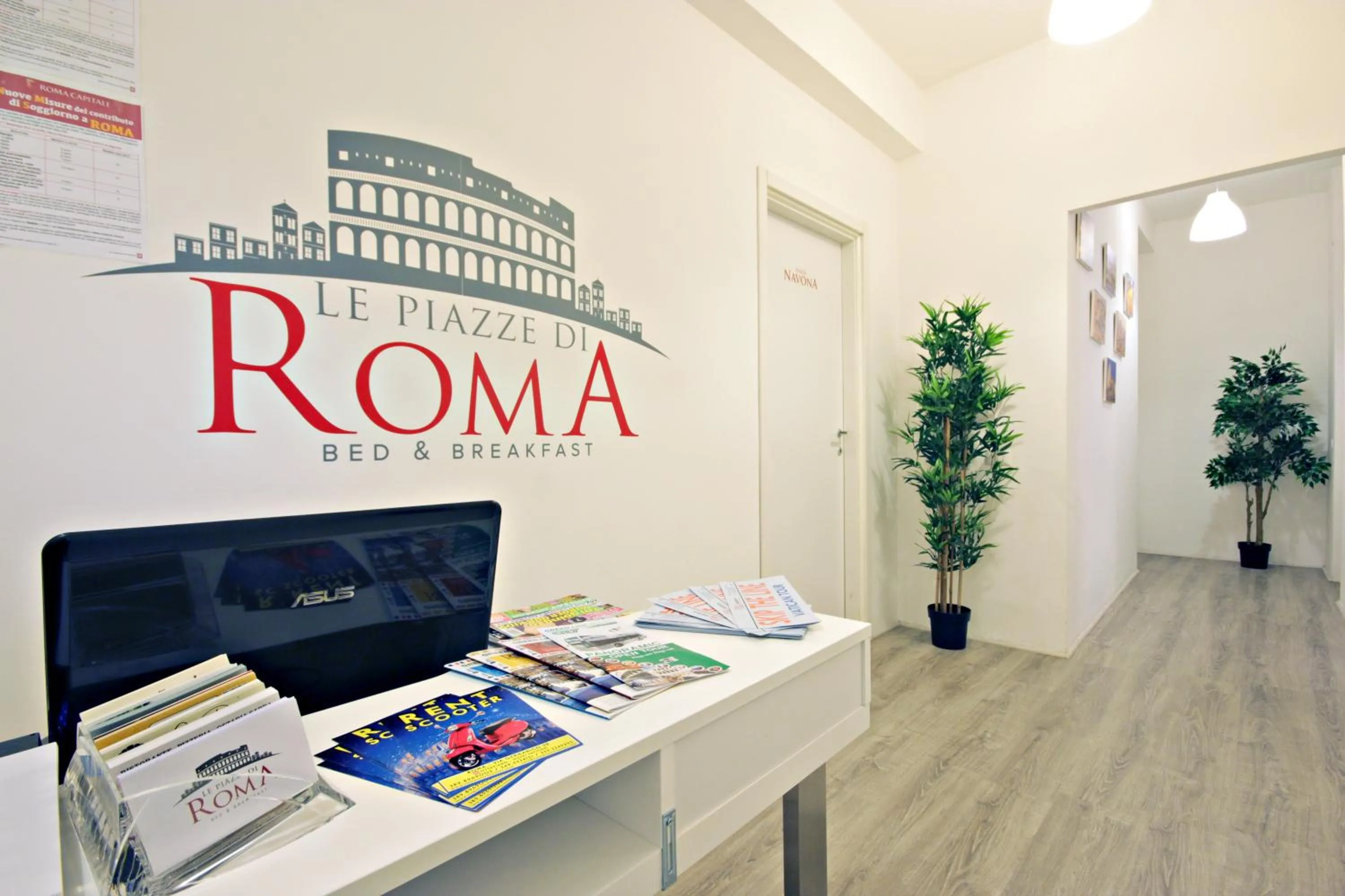 Lobby or reception in Le Piazze Di Roma
