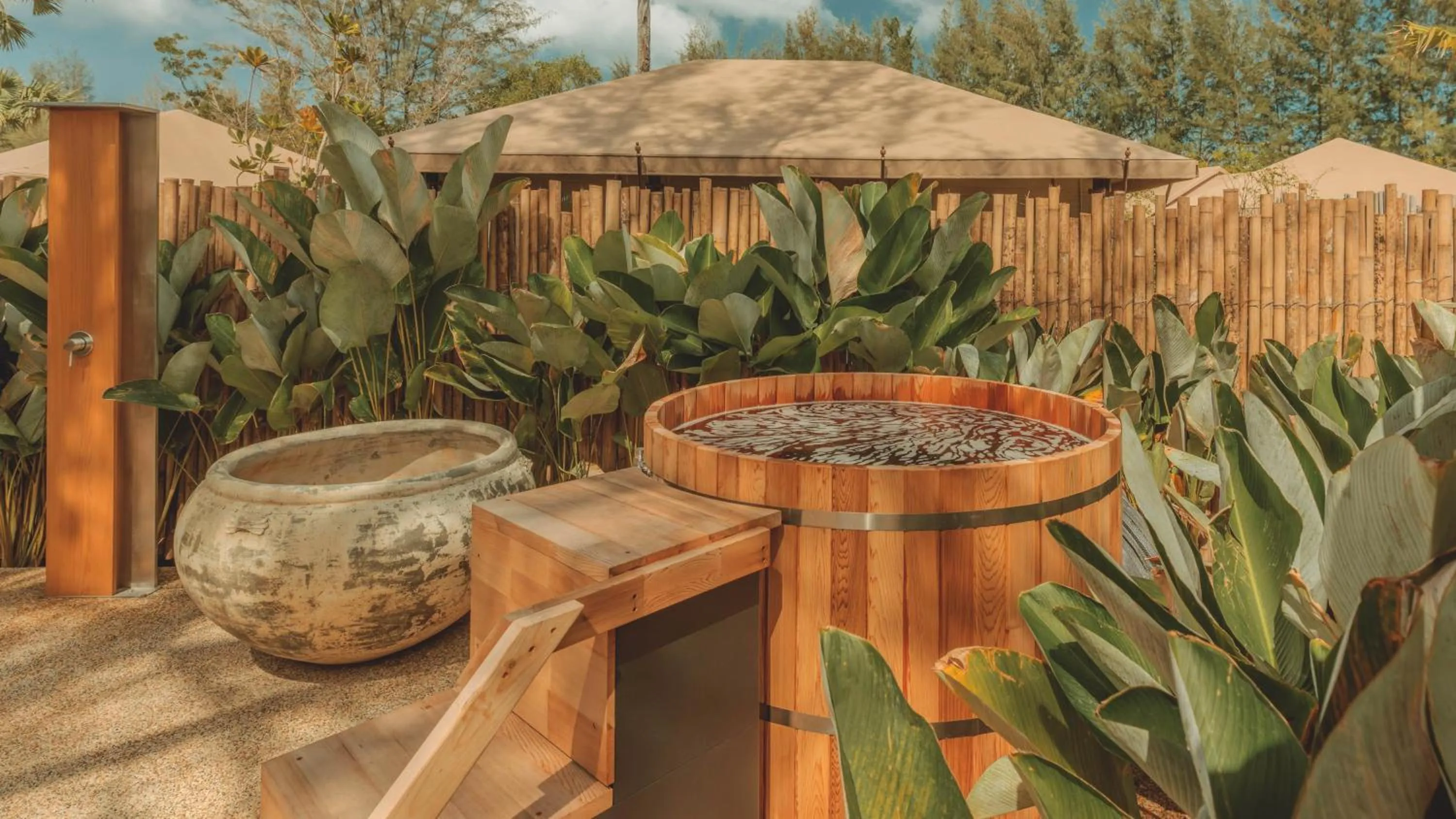 Hot Tub in Twinpalms Tented Camp Phuket