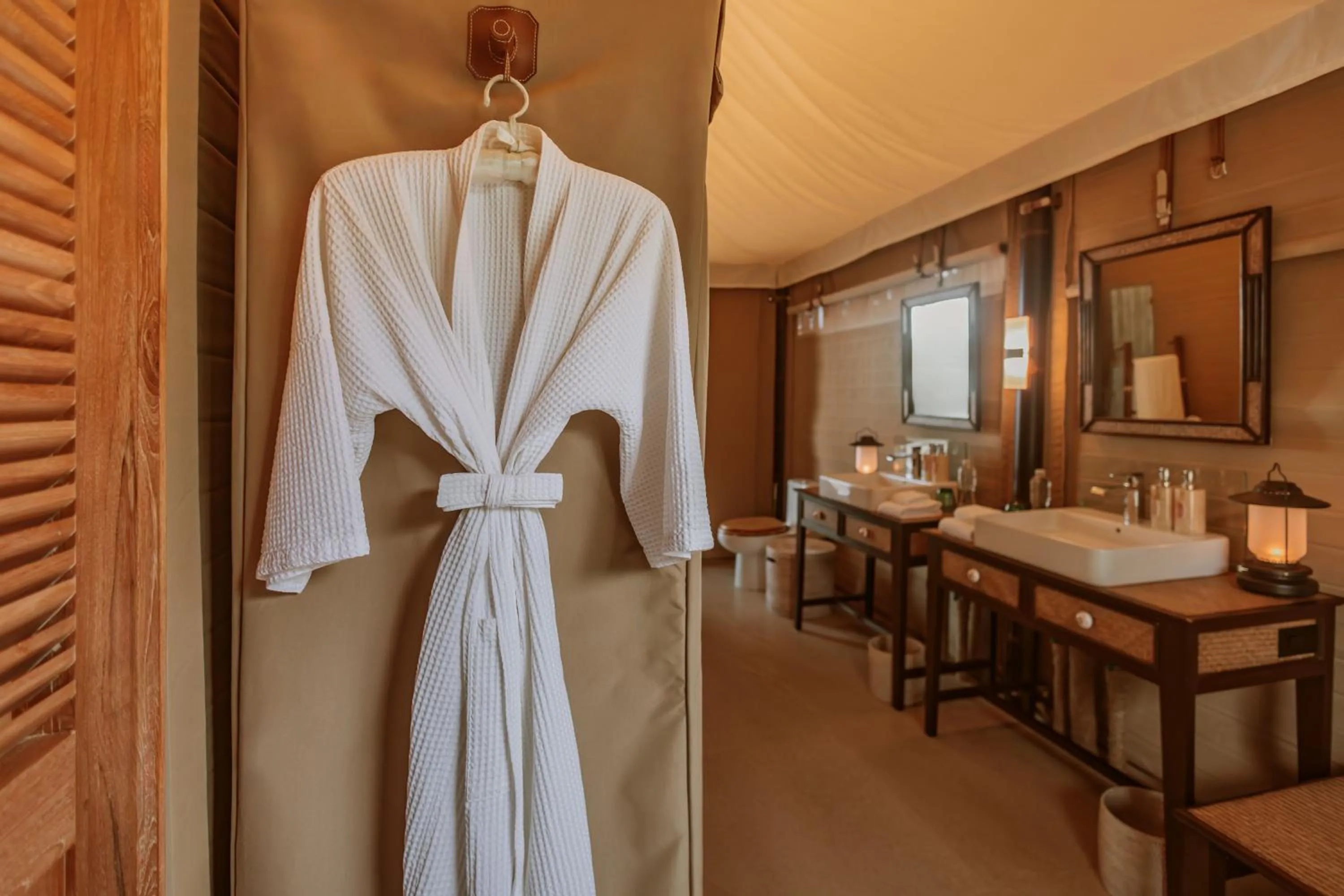 Bathroom in Twinpalms Tented Camp Phuket