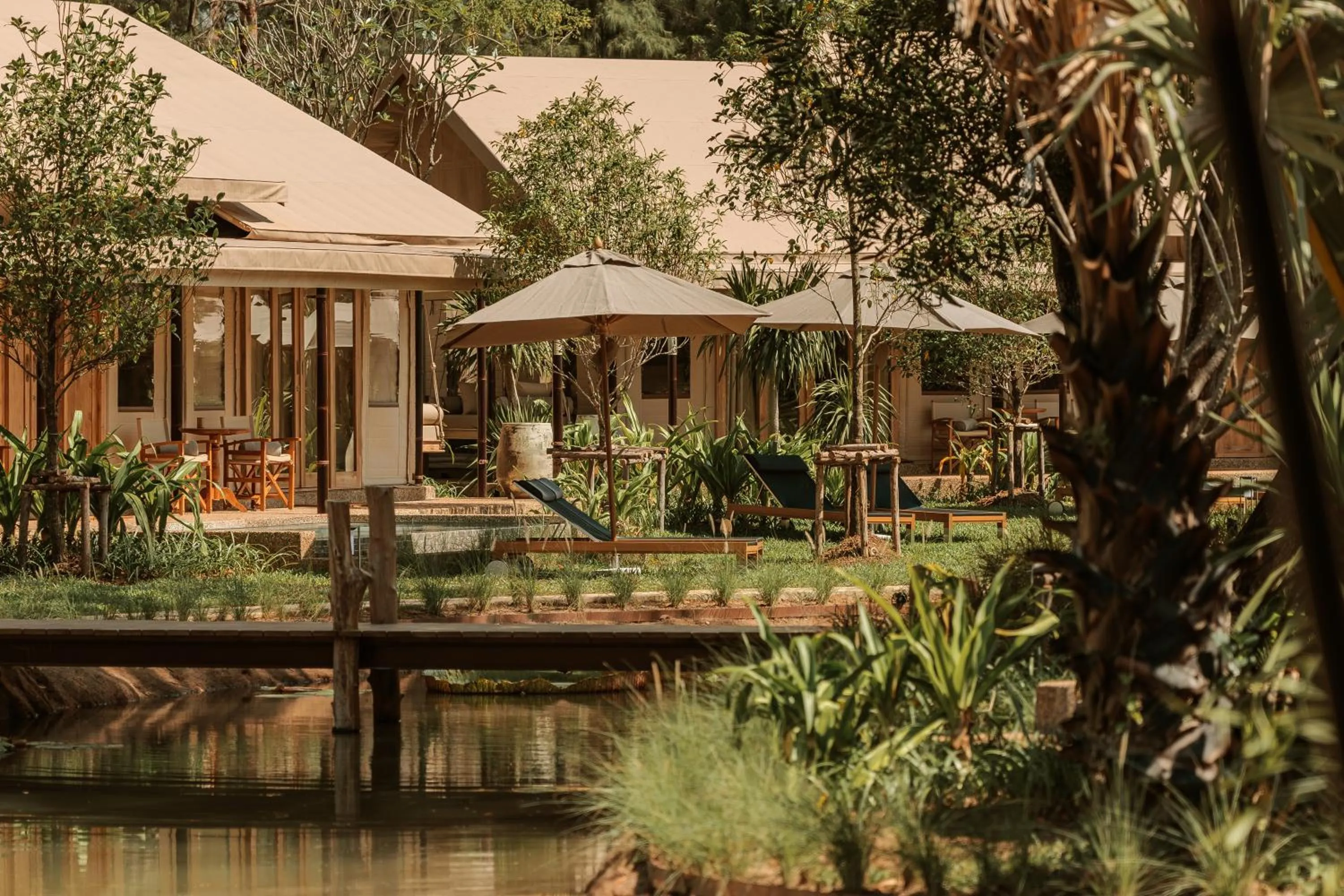 Property building in Twinpalms Tented Camp Phuket