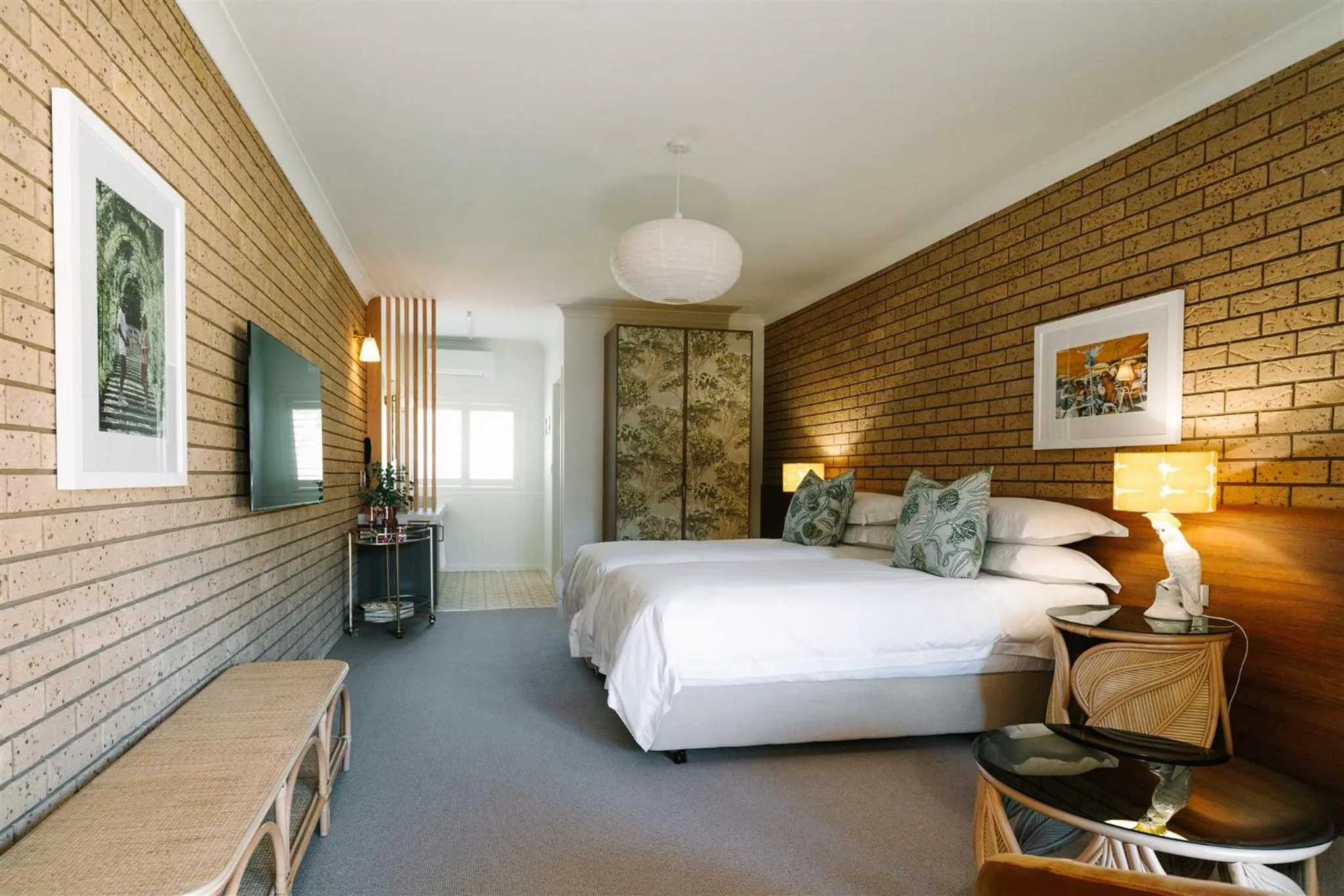 Bedroom, Bed in Hara House