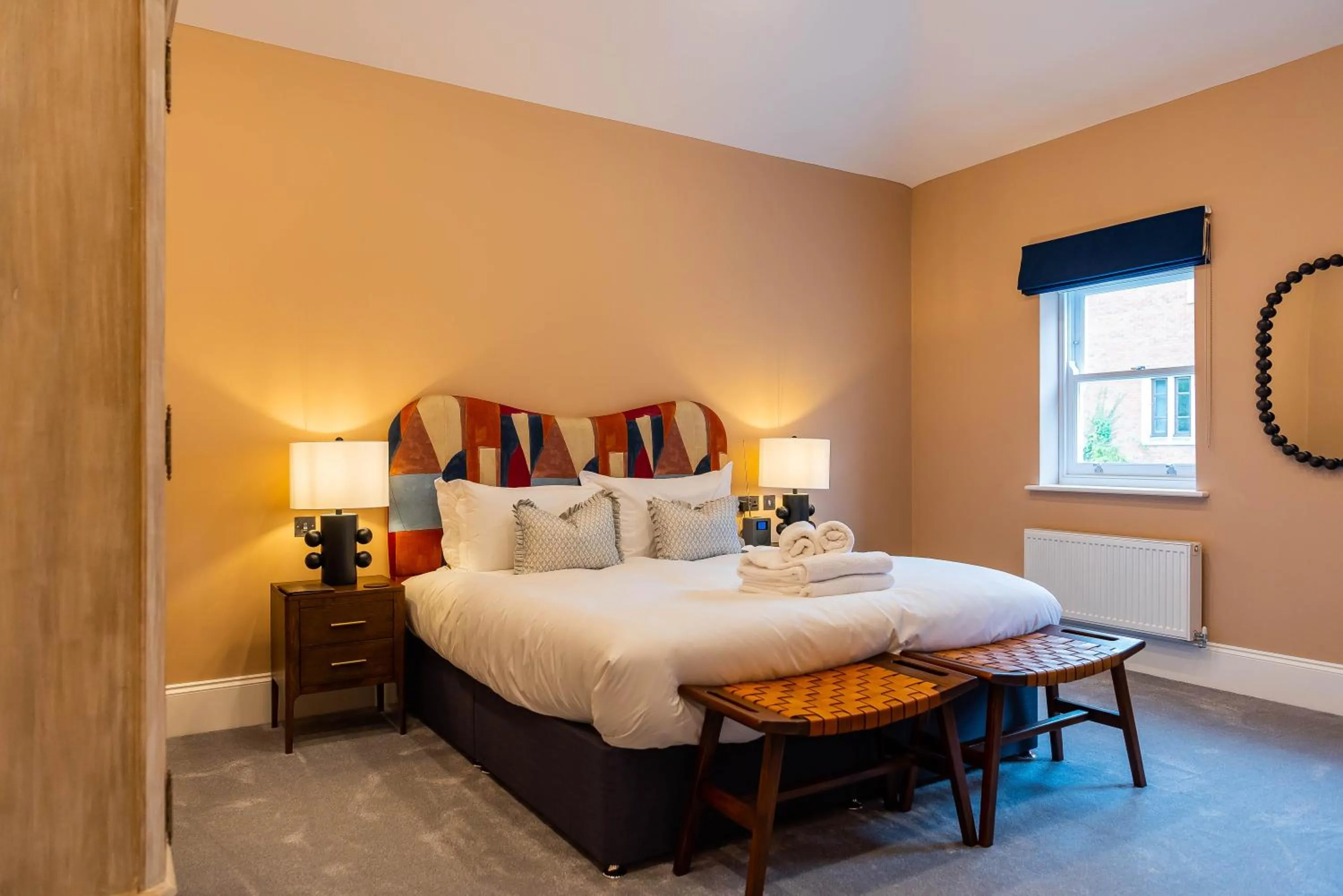 Bedroom, Bed in Old Abbey House