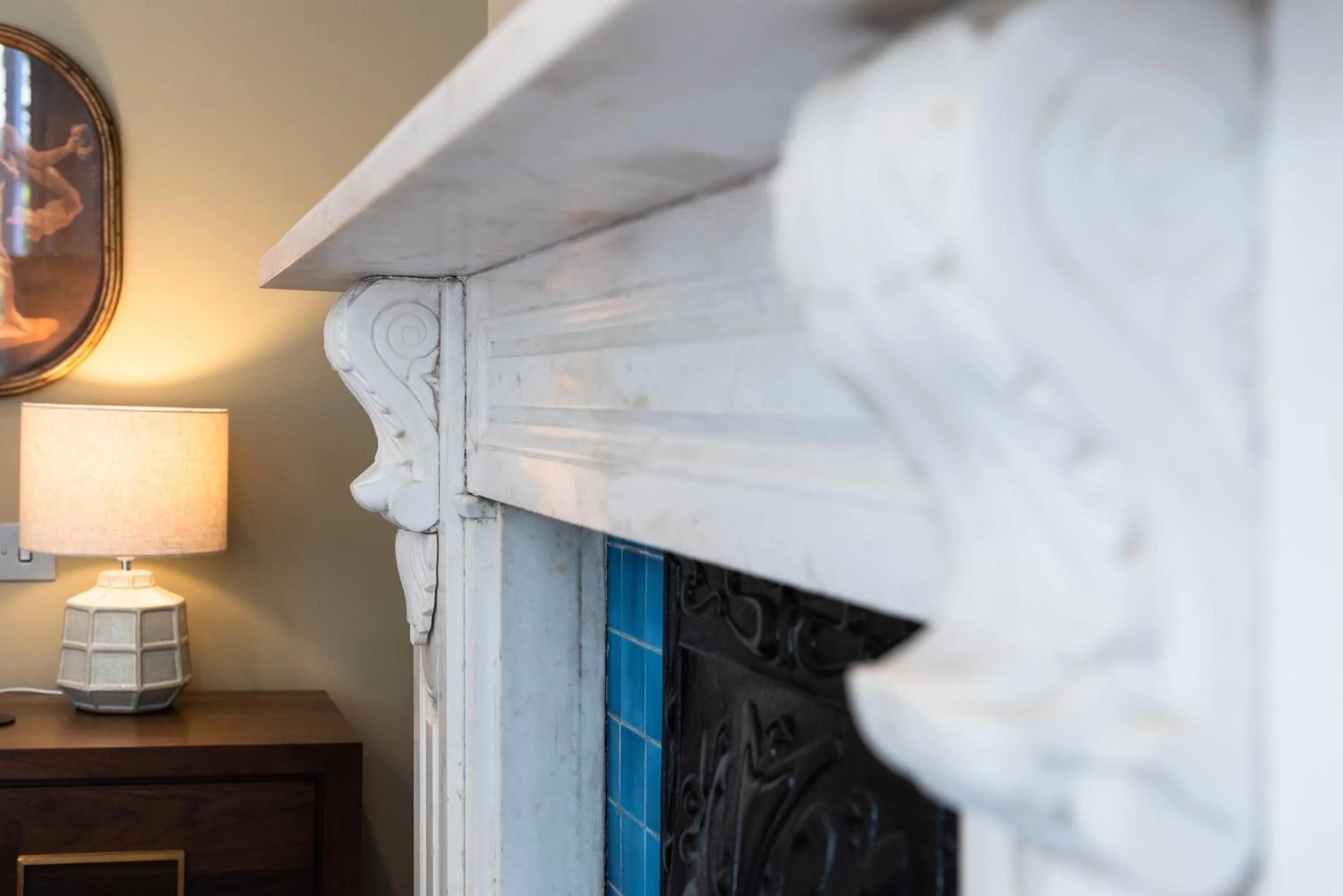 Bedroom, Bed in Old Abbey House