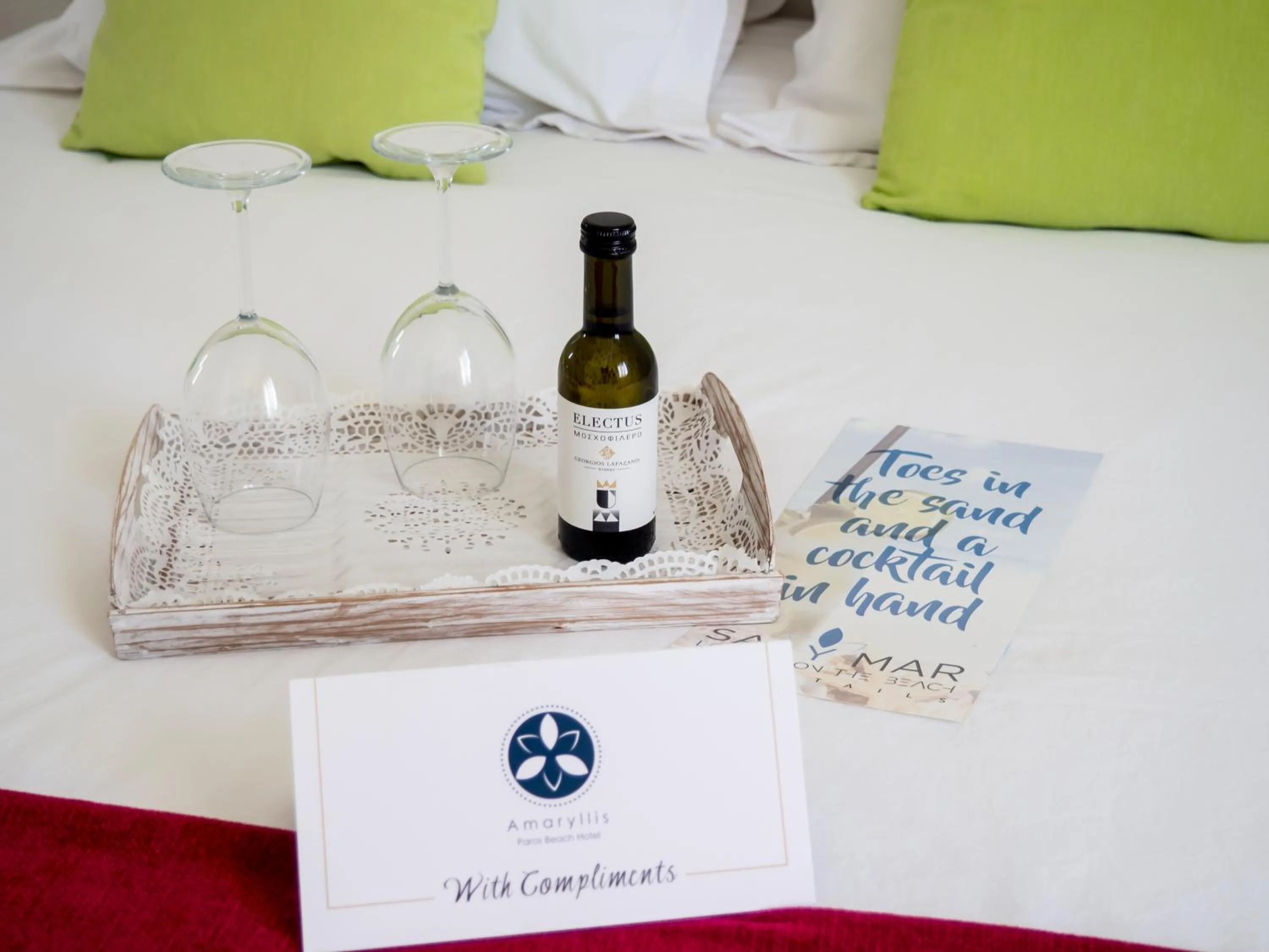 Drinks in Amaryllis Beach Hotel