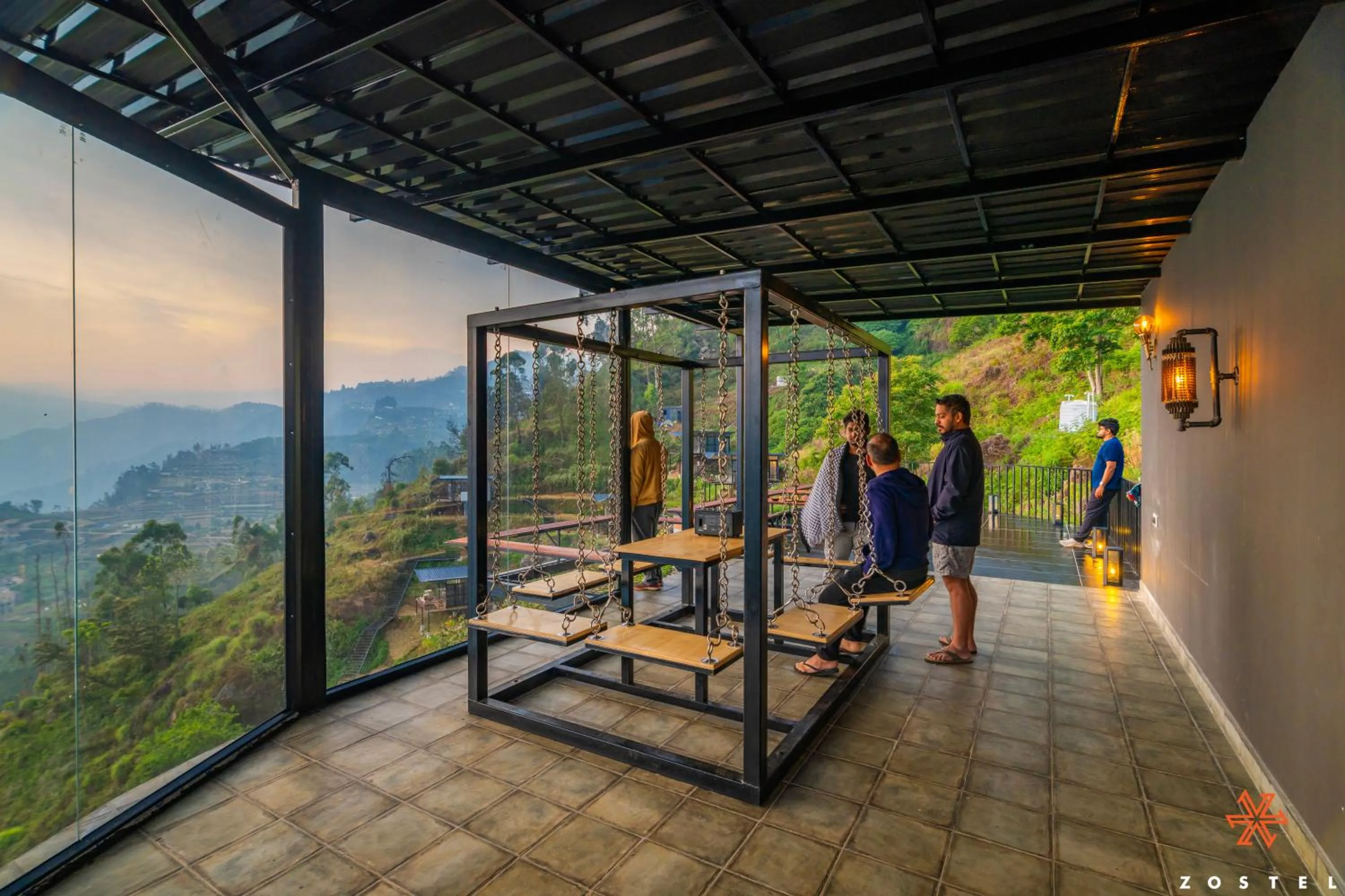 Mountain view in Zostel Plus Poombarai, Kodaikanal