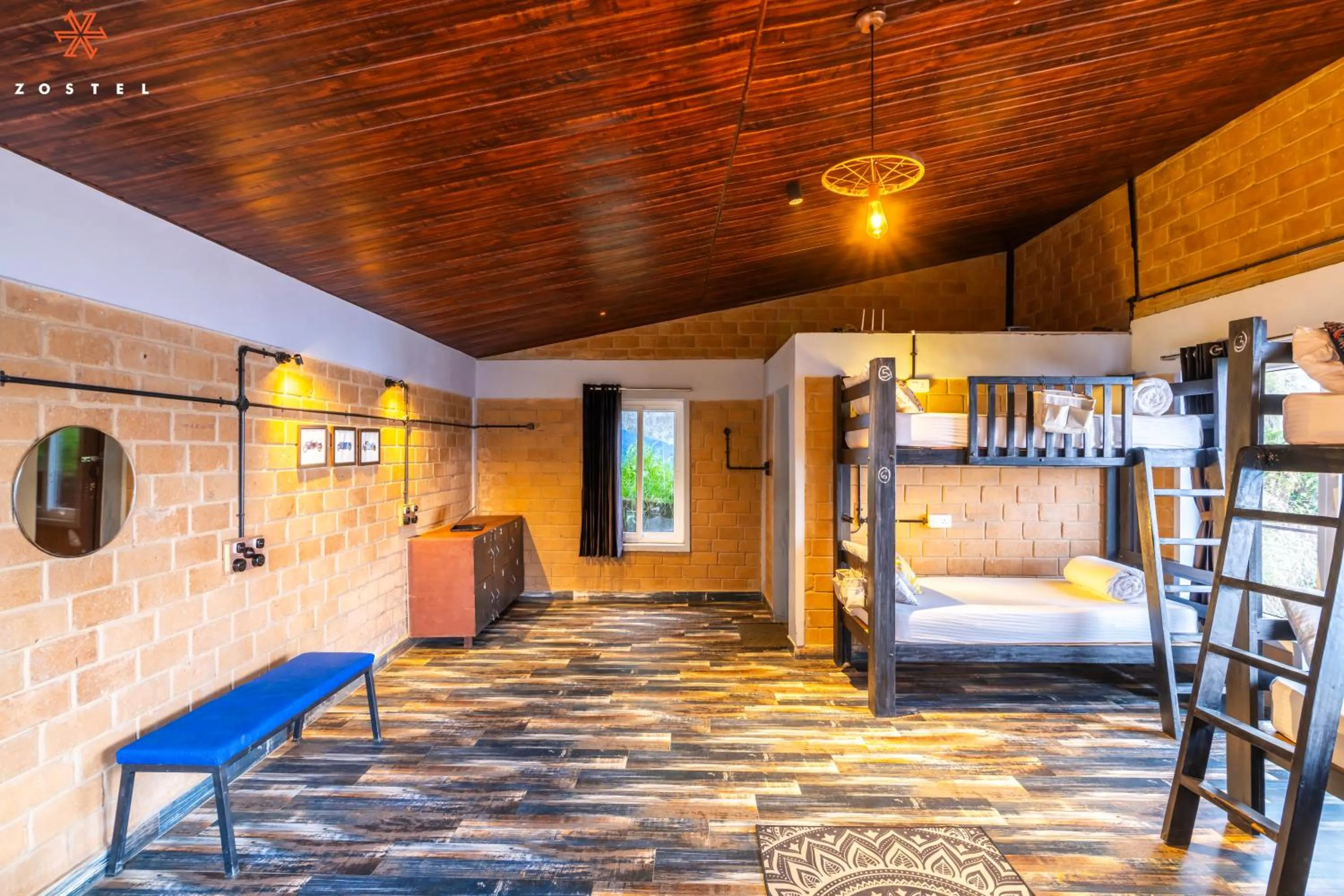 Bed in Zostel Plus Poombarai, Kodaikanal