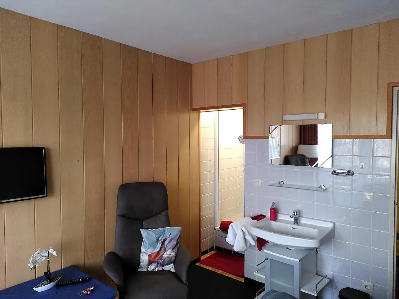 Shower in Bio-Hotel Zum Forsthaus