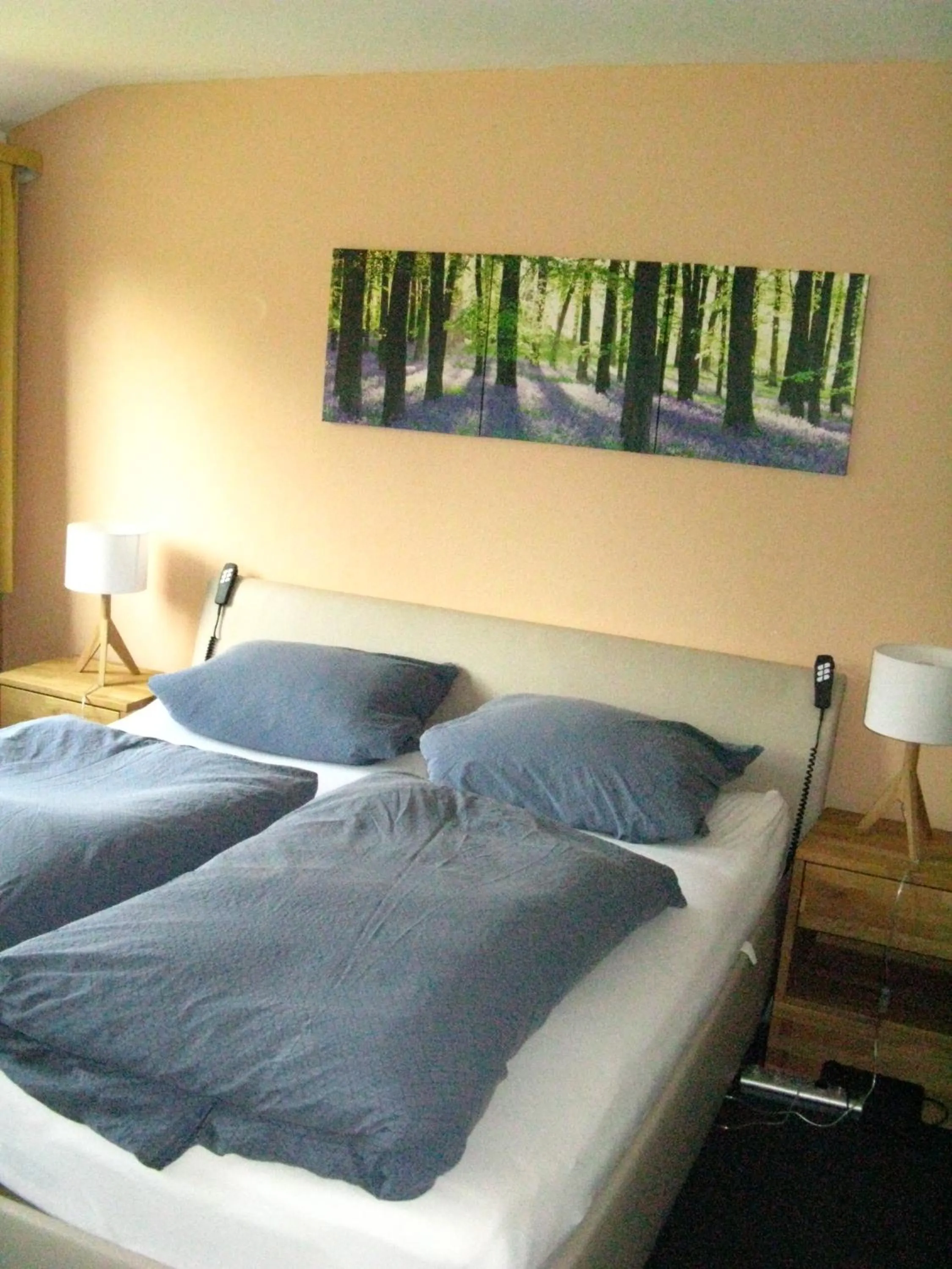 Bedroom, Bed in Bio-Hotel Zum Forsthaus